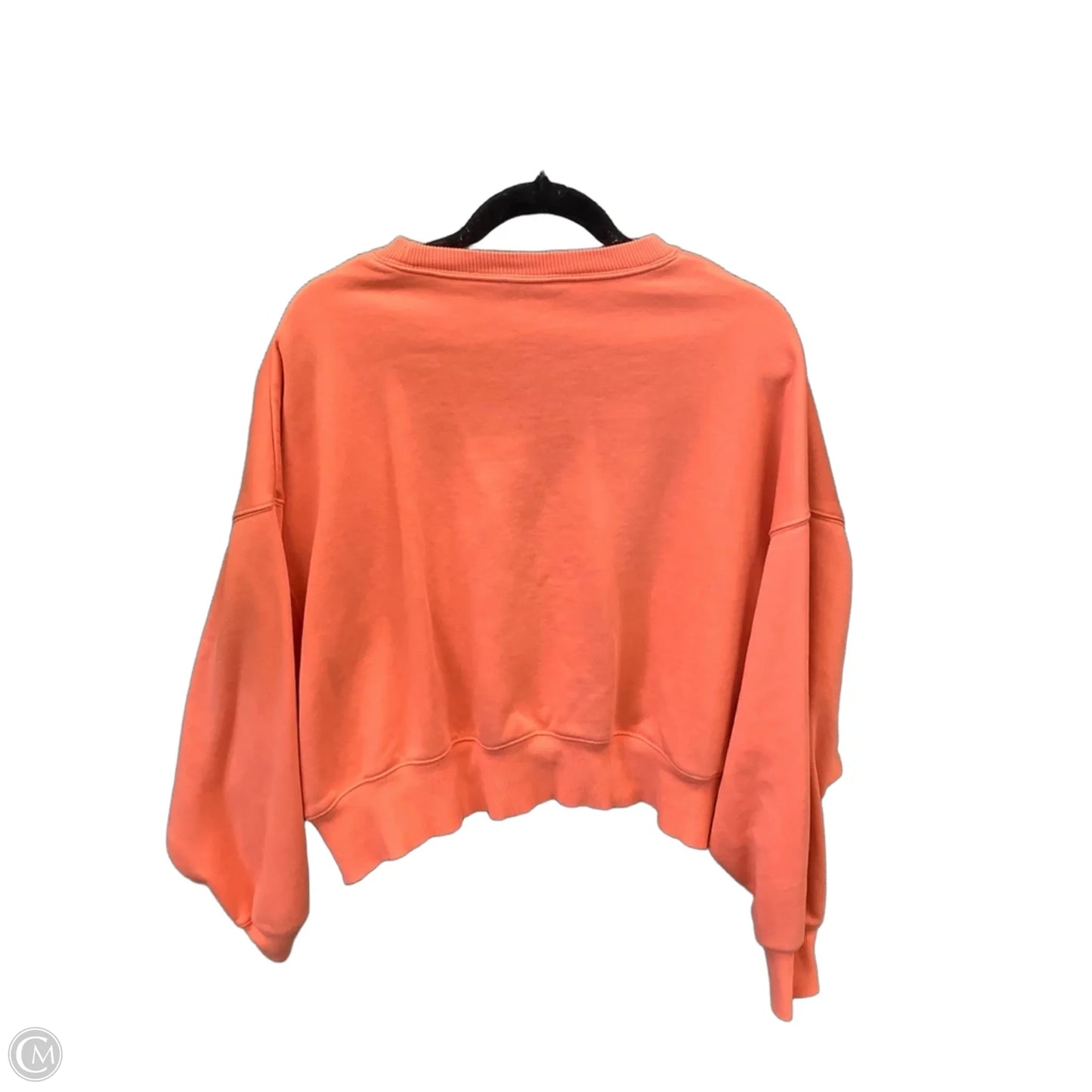 Sweatshirt Crewneck By Nike Apparel In Orange, Size: S