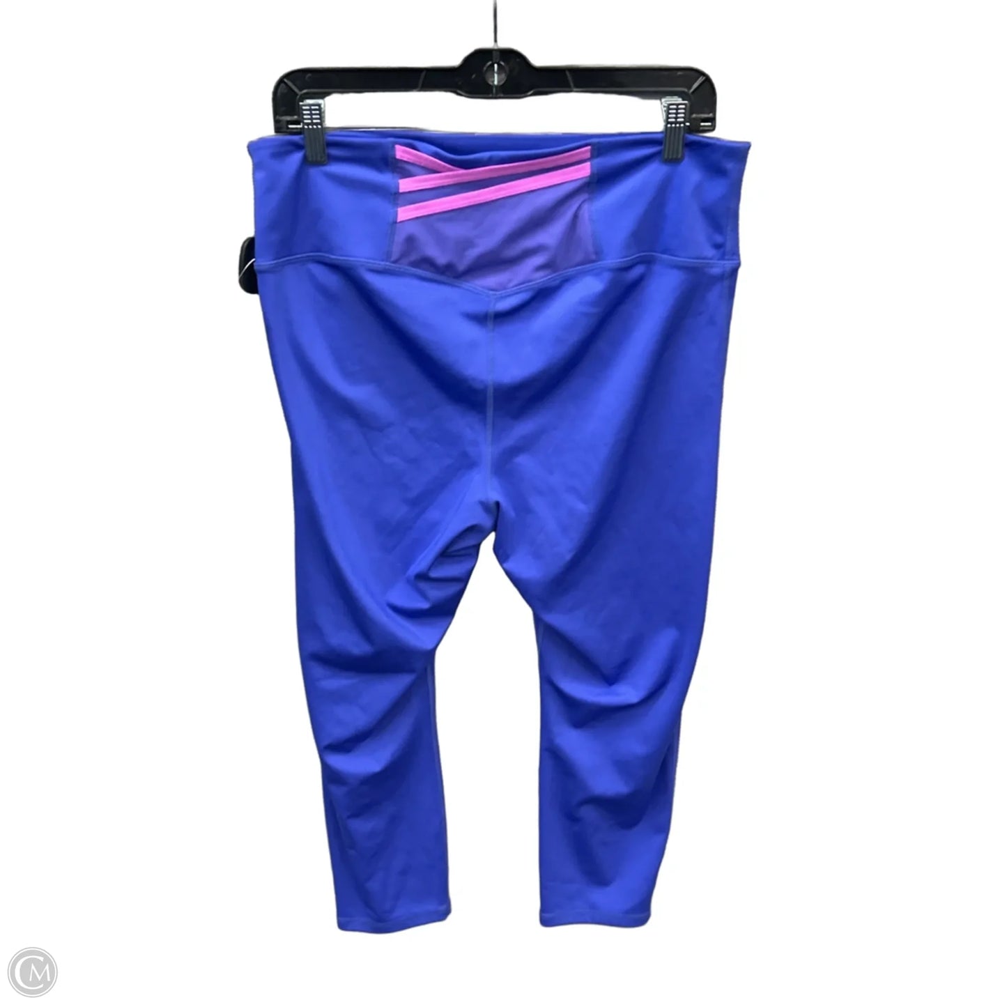 Athletic Leggings Capris By Fabletics In Blue, Size: Xxl