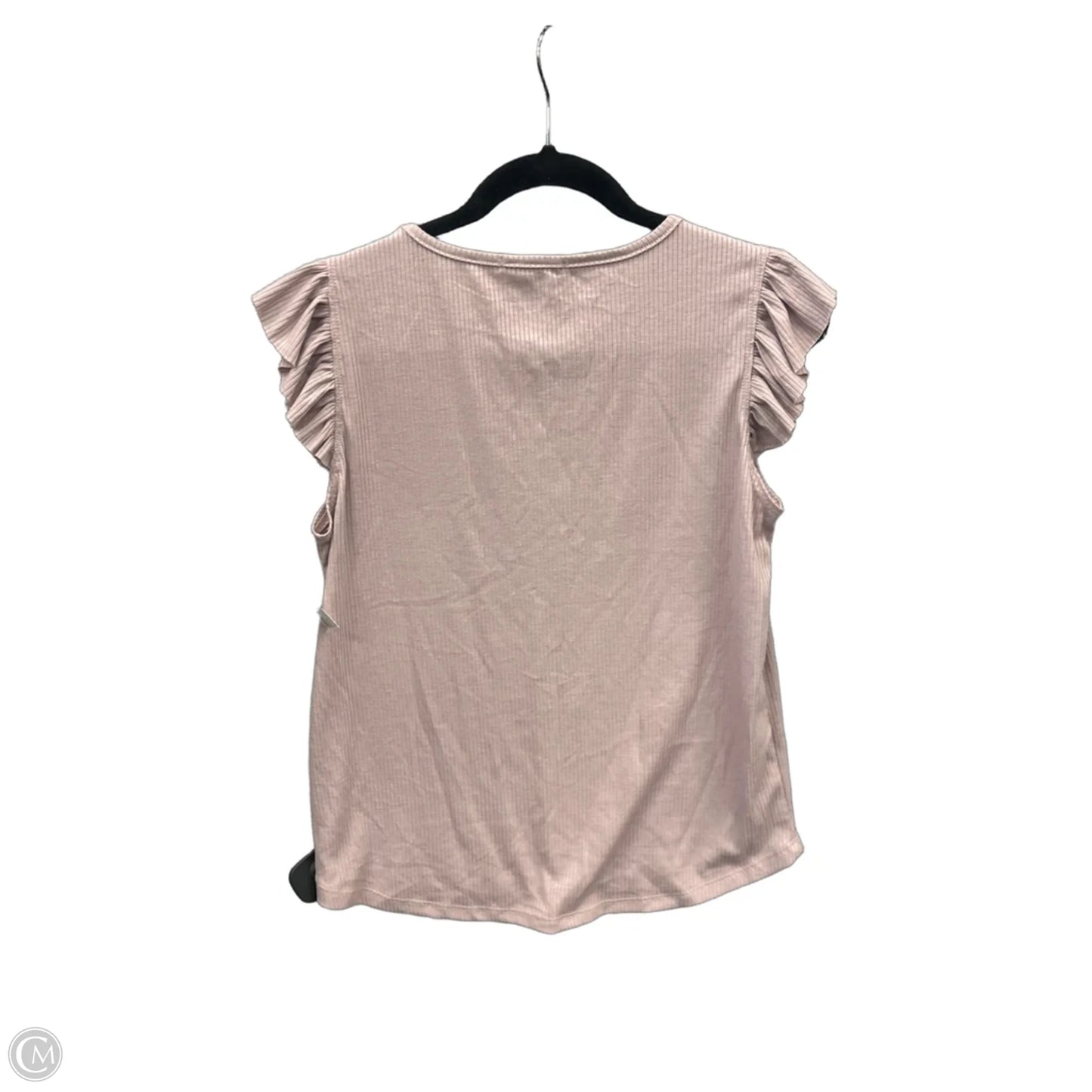 Top Short Sleeve By Staccato In Purple, Size: S