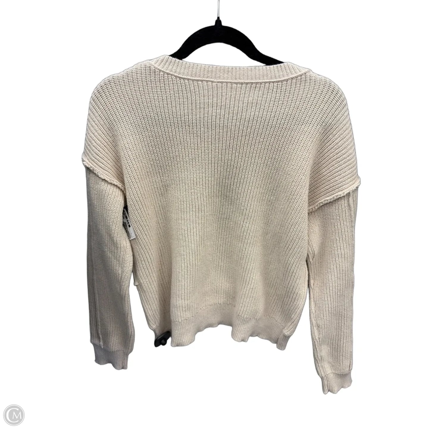 Sweater By Hem & Thread In Cream, Size: S