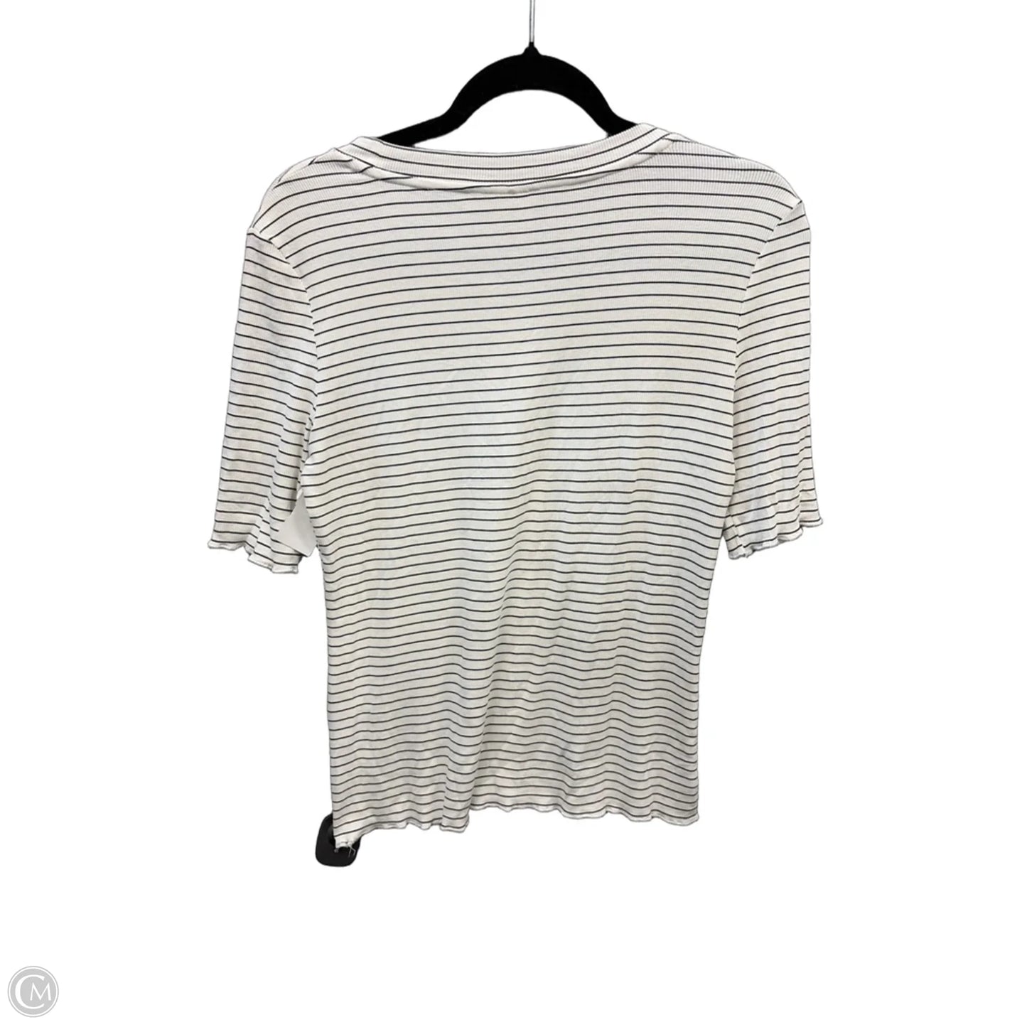 Top Short Sleeve By Clothes Mentor In Striped Pattern, Size: Xs
