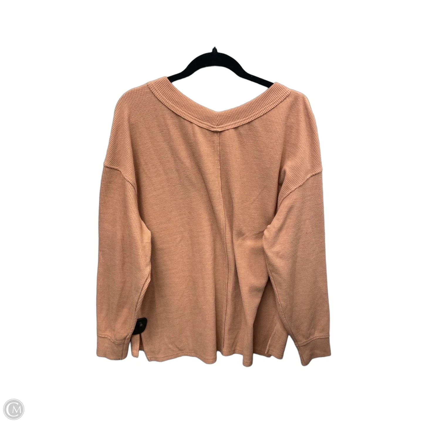 Top Long Sleeve By Clothes Mentor In Brown, Size: S