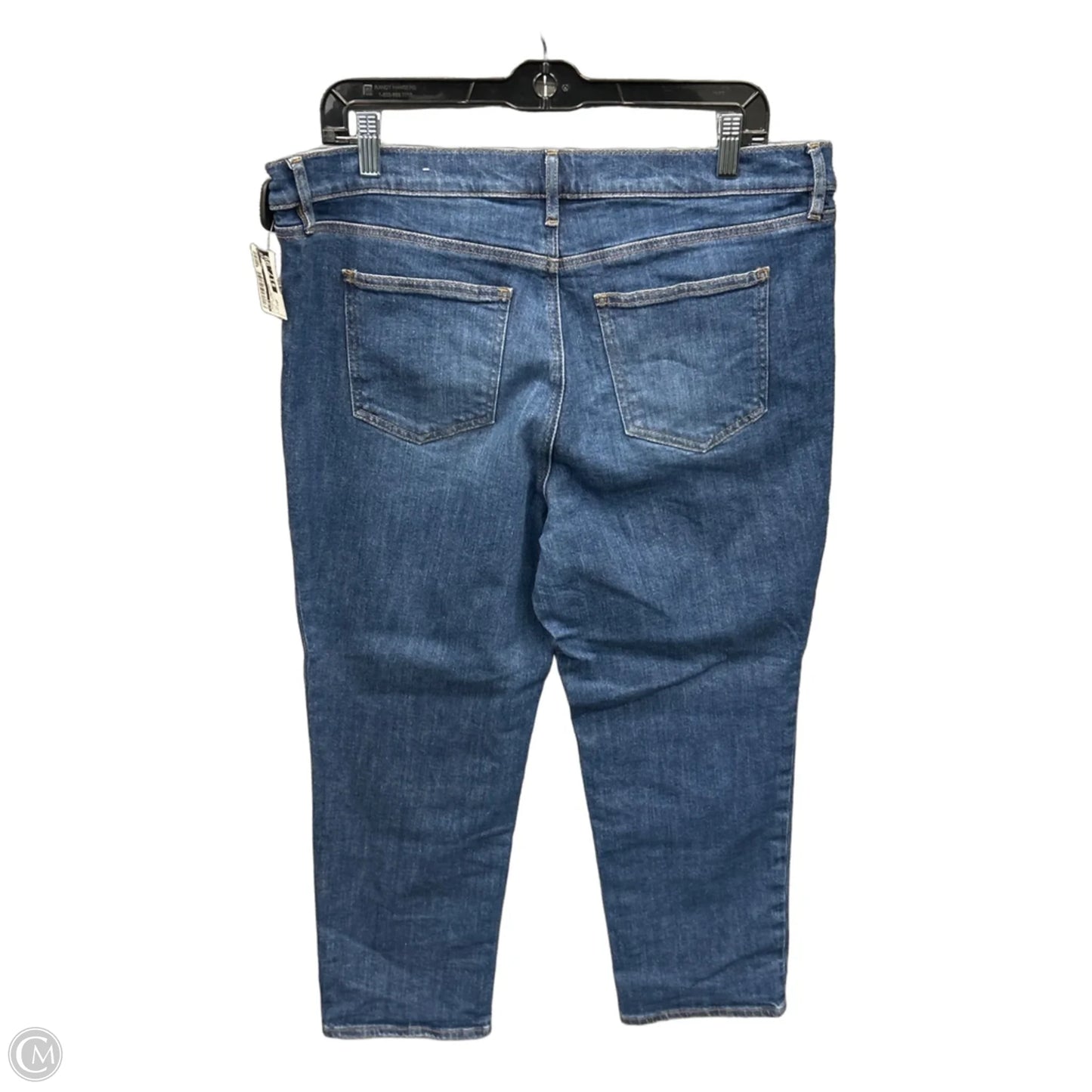 Jeans Cropped By Loft In Blue Denim, Size: 14p