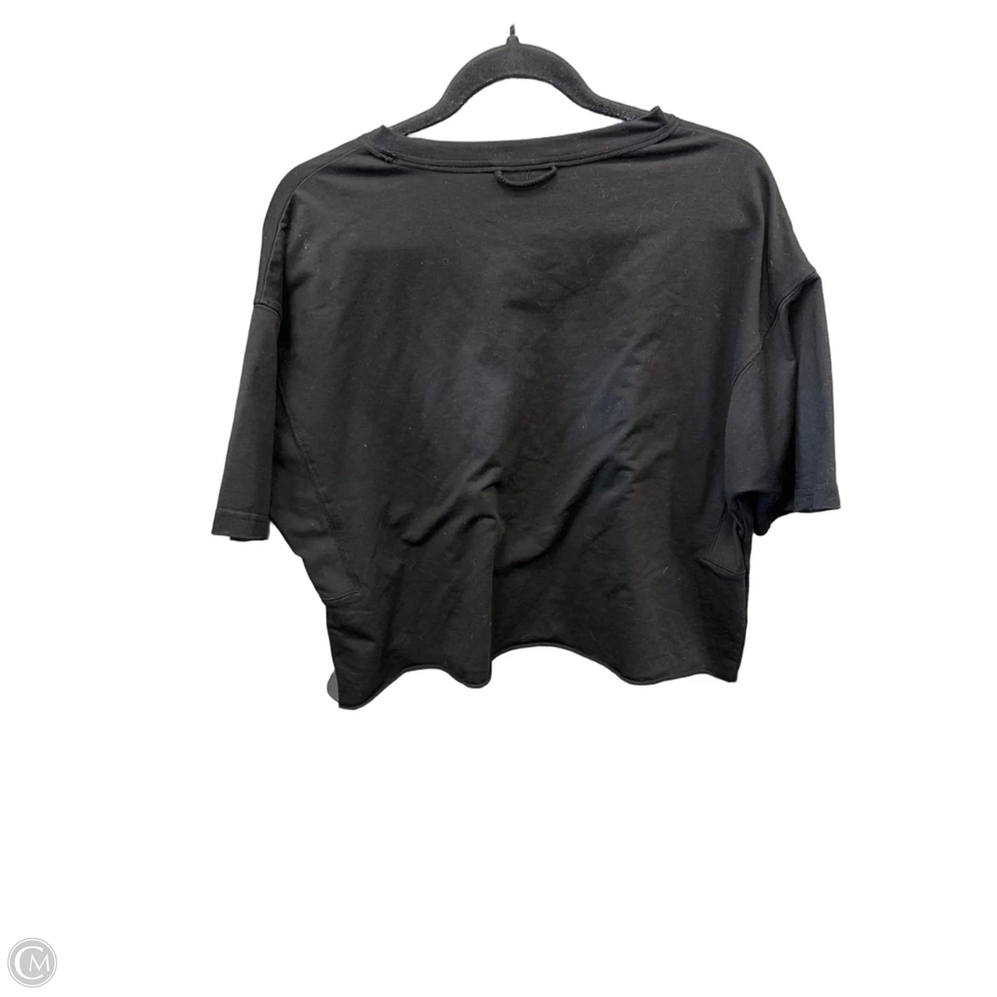 Top Short Sleeve By Clothes Mentor In Black, Size: M