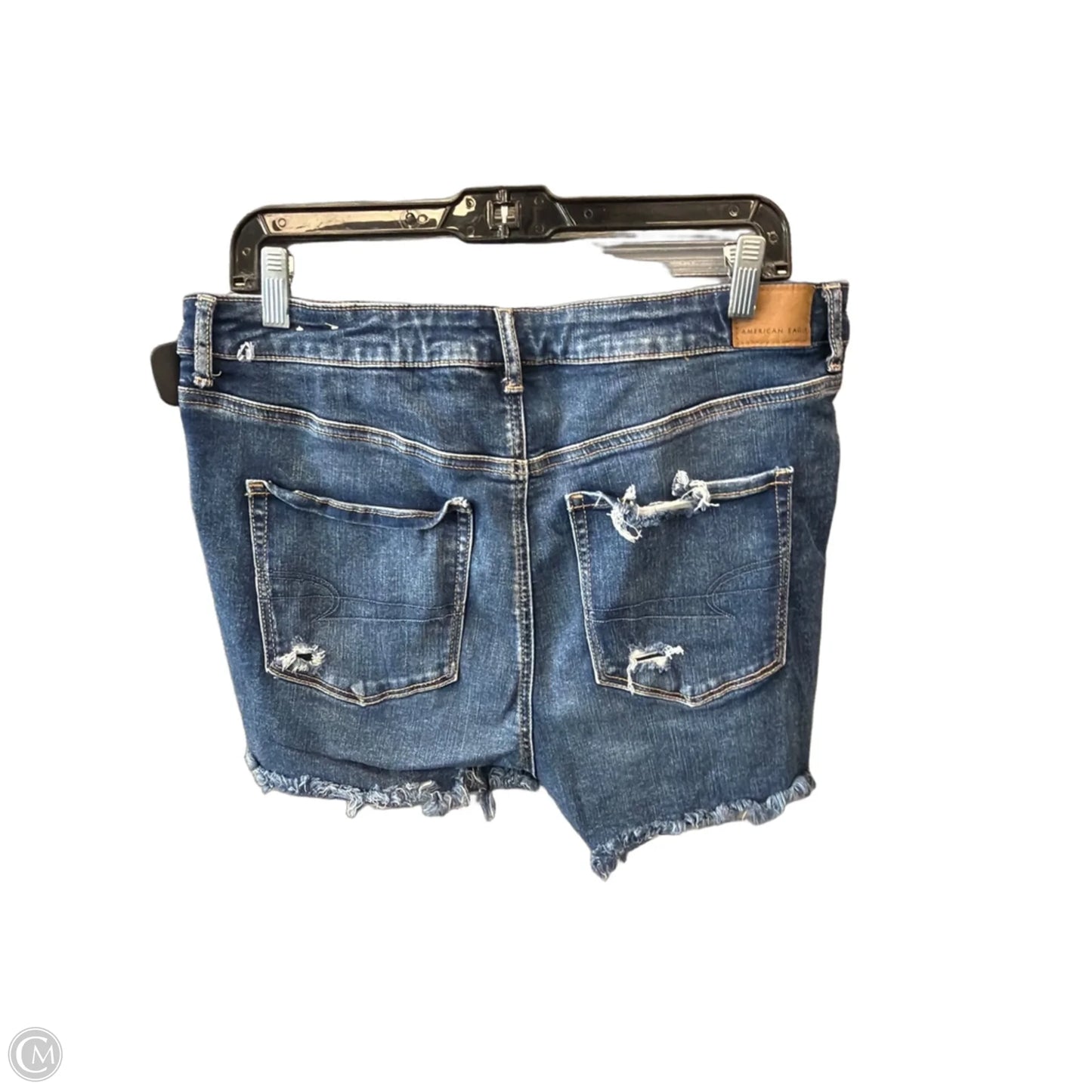 Shorts By American Eagle In Blue Denim, Size: 14