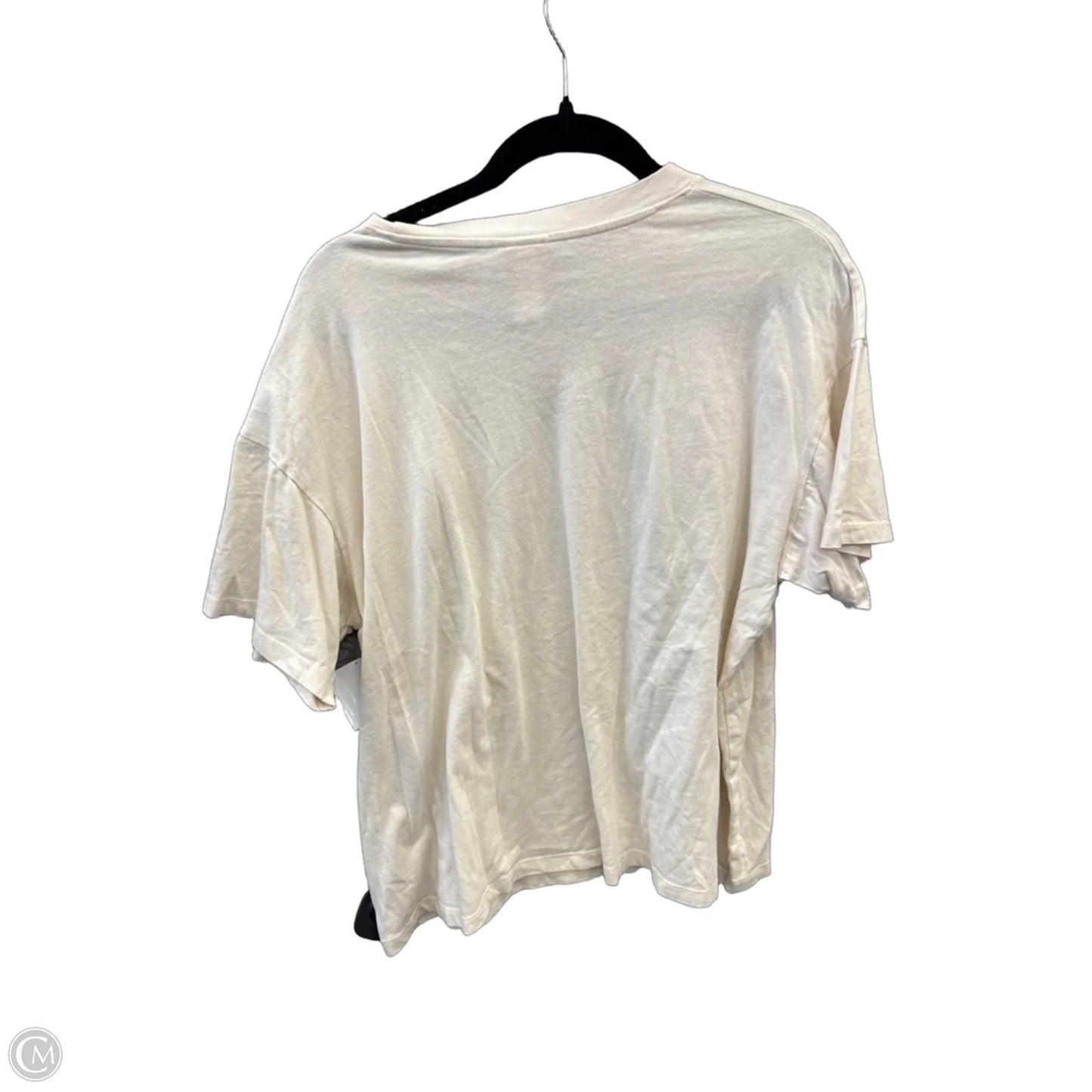 Top Short Sleeve By H&m In White, Size: L
