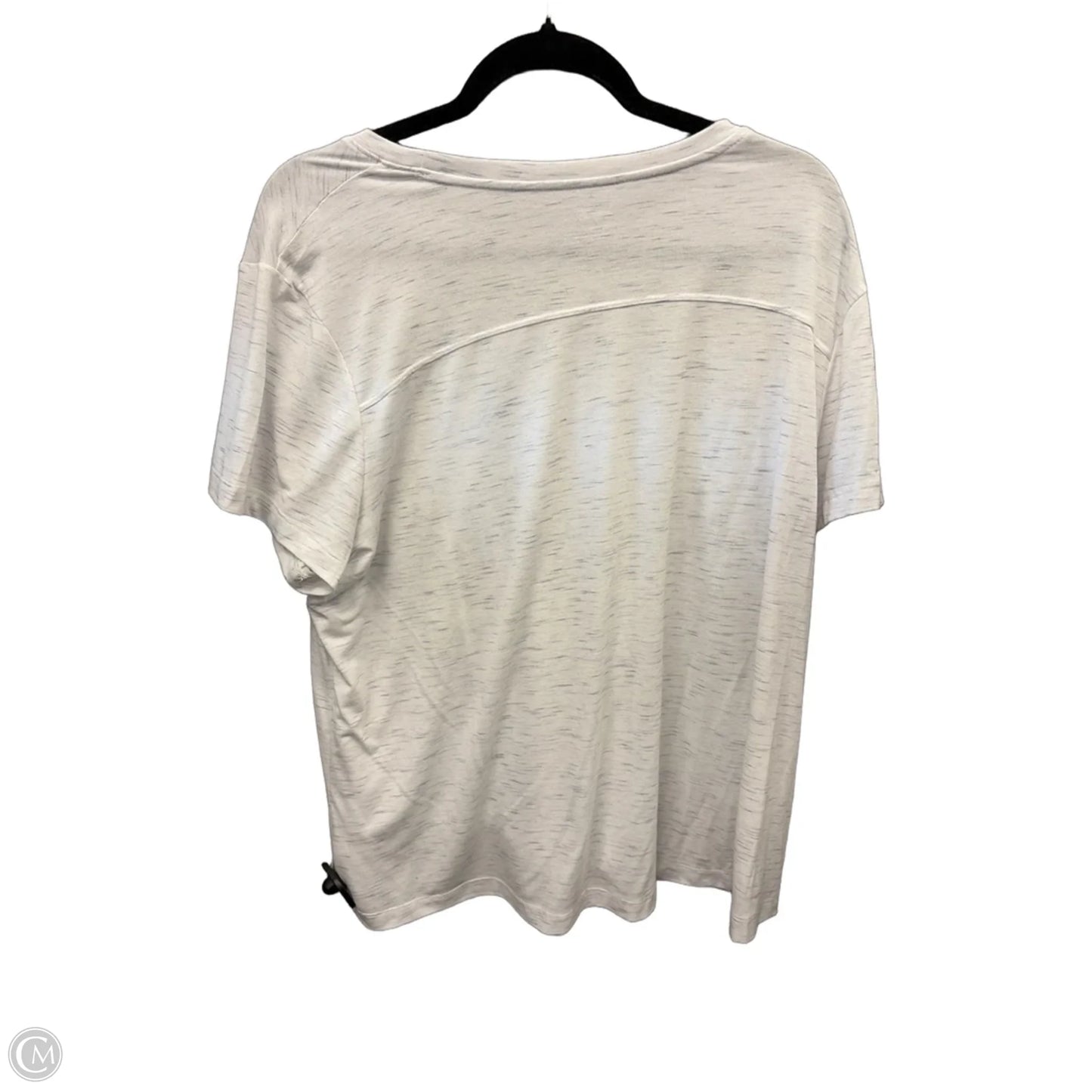 Athletic Top Short Sleeve By Avia In Grey, Size: 2x