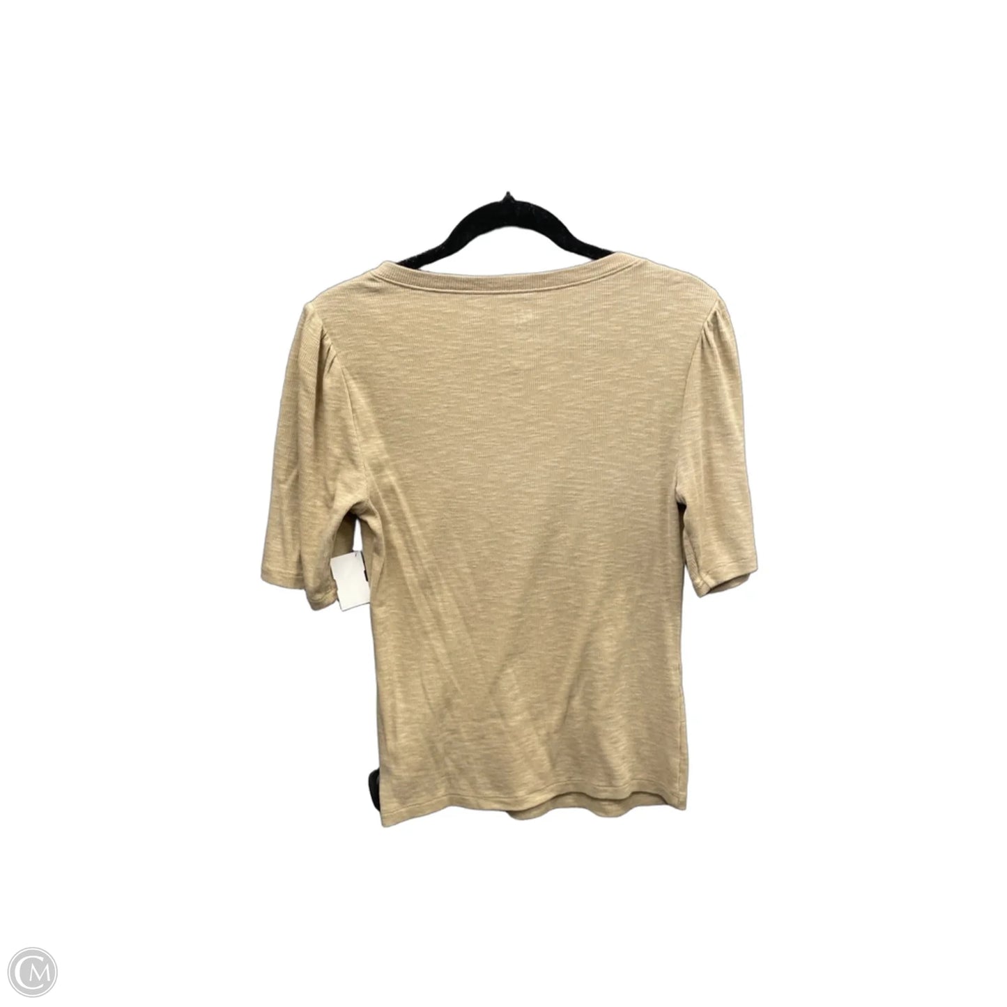 Top Short Sleeve By Gap In Beige, Size: M