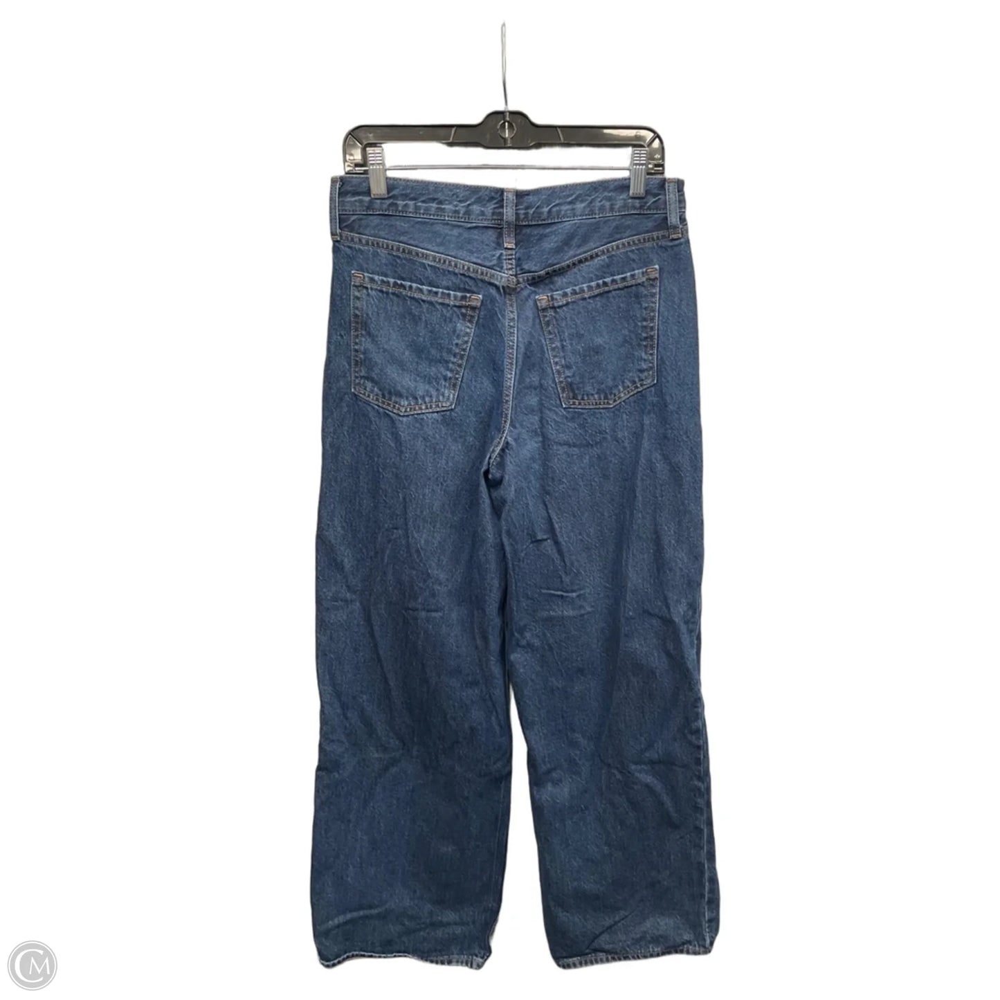 Jeans Wide Leg By Old Navy In Blue Denim, Size: 4
