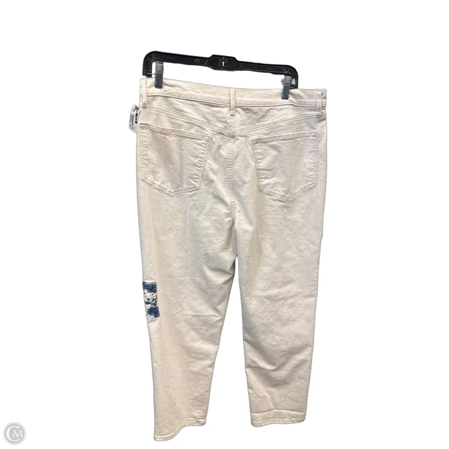 Jeans Boot Cut By Sonoma In Cream Denim, Size: 14