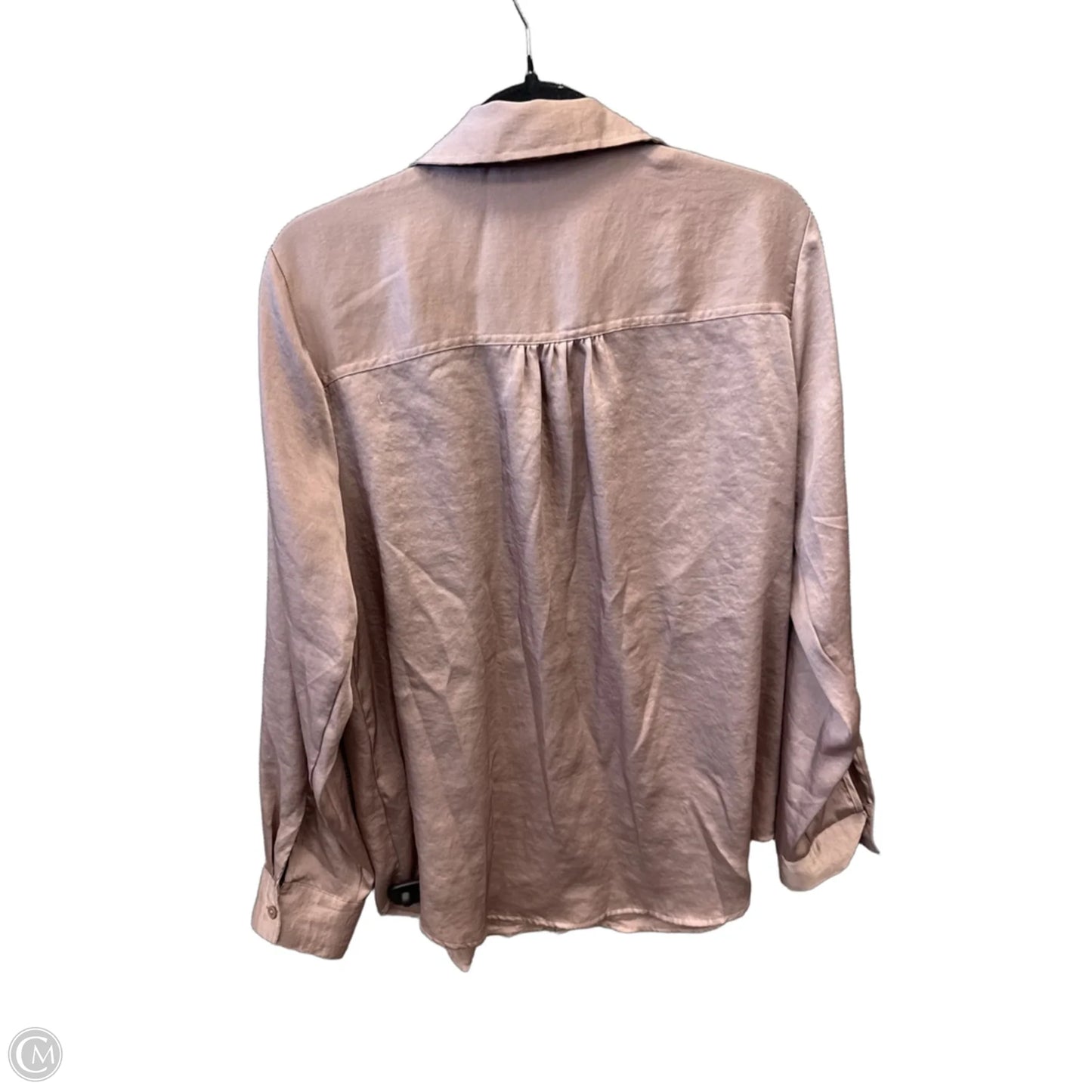 Top Long Sleeve By Maurices In Taupe, Size: L