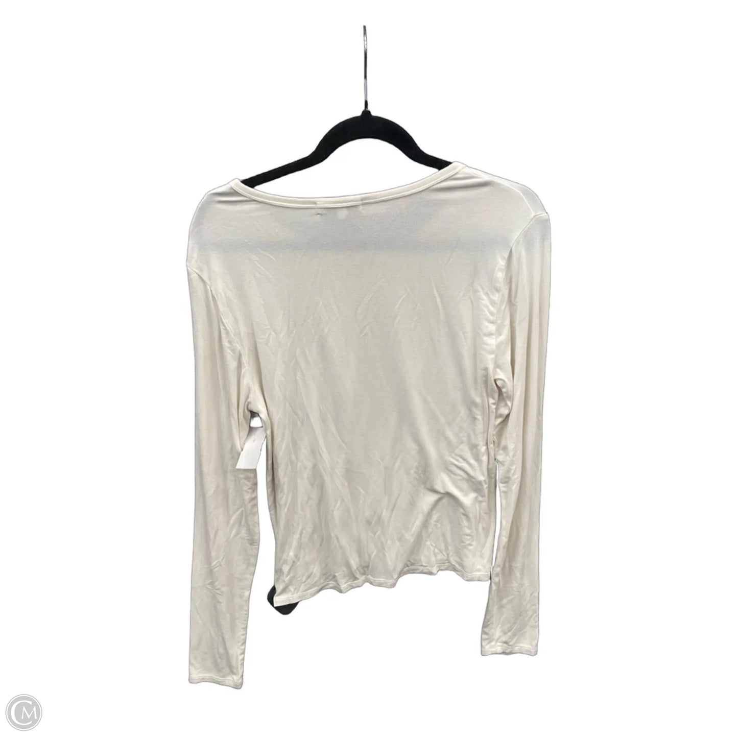 Top Long Sleeve Basic By Sincerely Jules In Cream, Size: L
