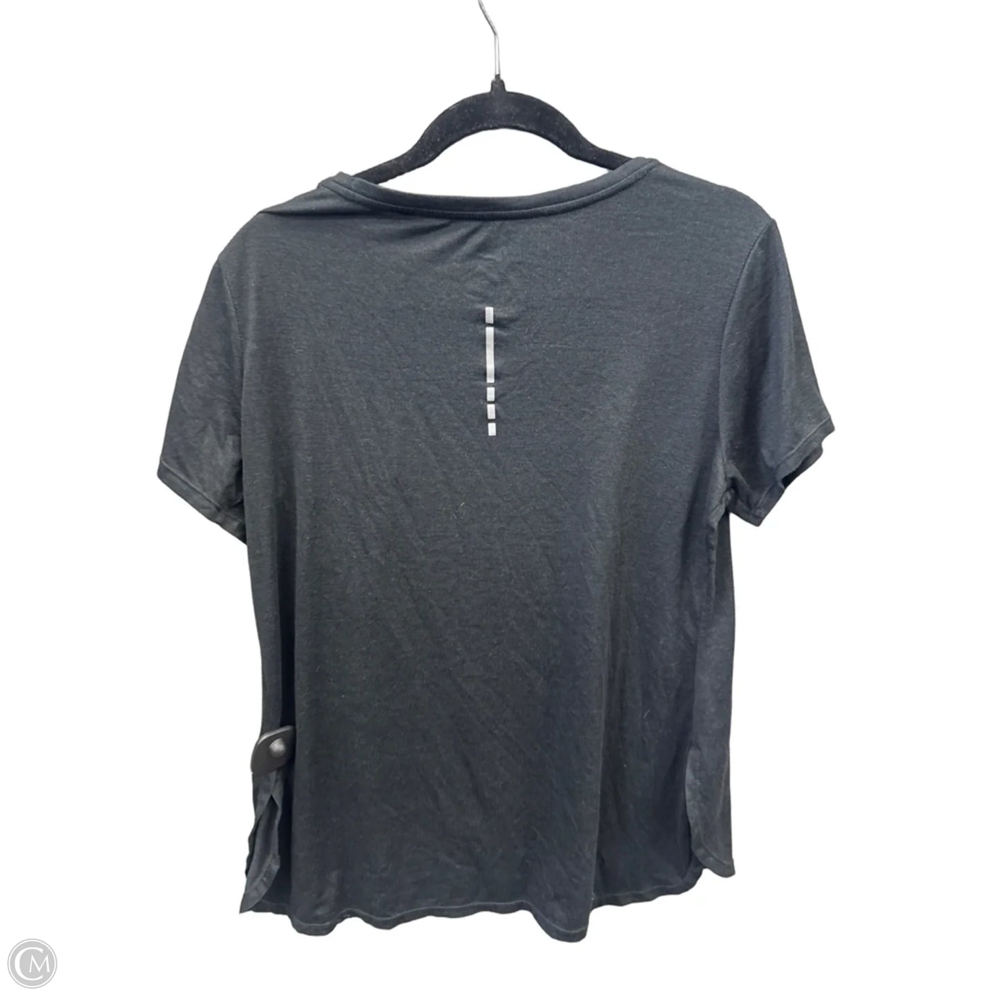 Athletic Top Short Sleeve By Avia In Black, Size: L