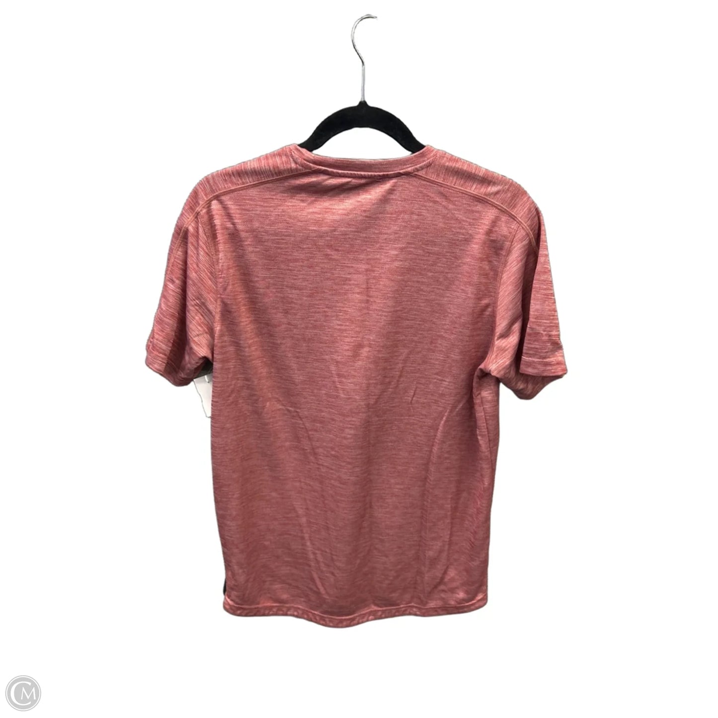 Athletic Top Short Sleeve By Adidas In Red, Size: M