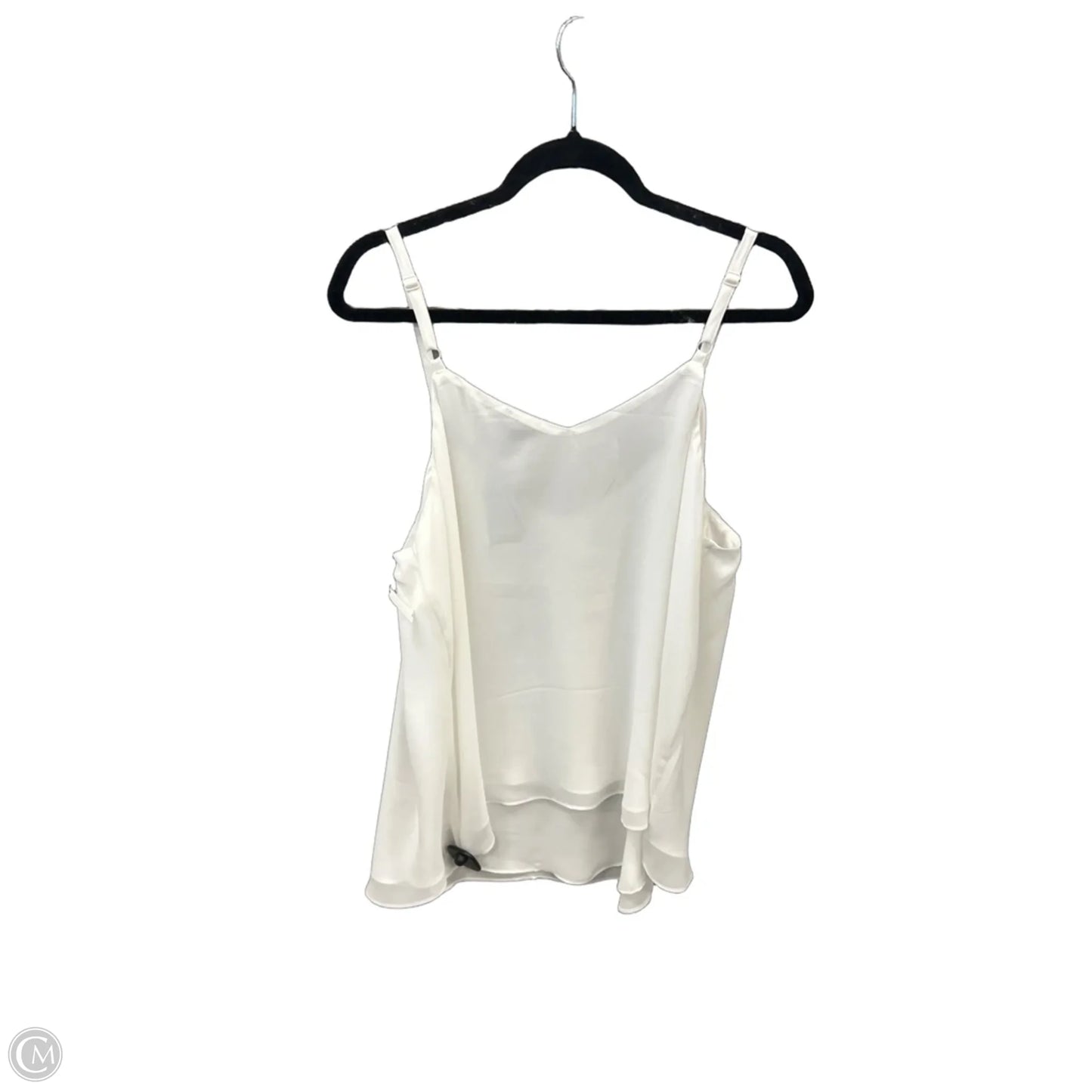 Top Sleeveless By Torrid In White, Size: 1x