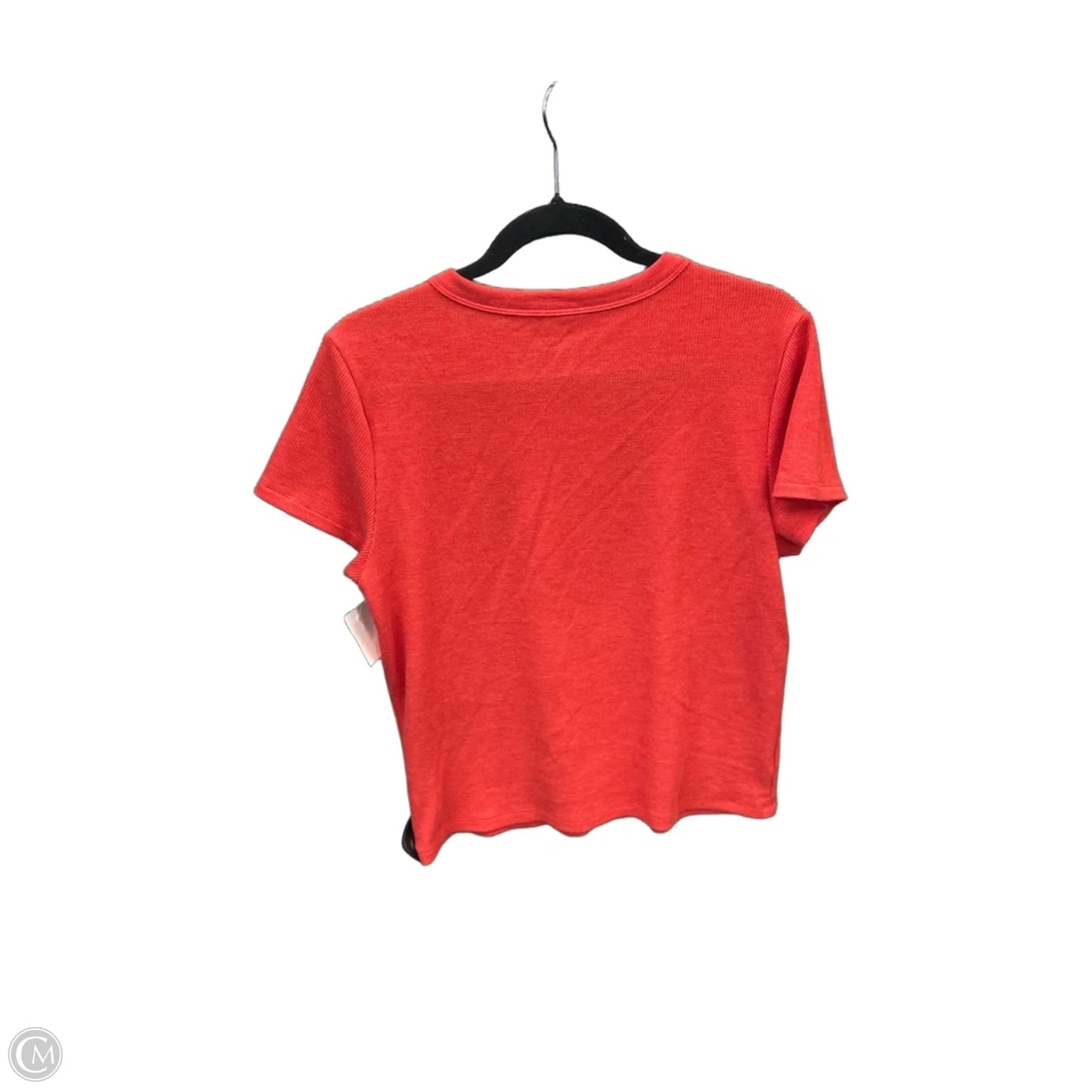 Top Short Sleeve By American Eagle In Orange, Size: Xl