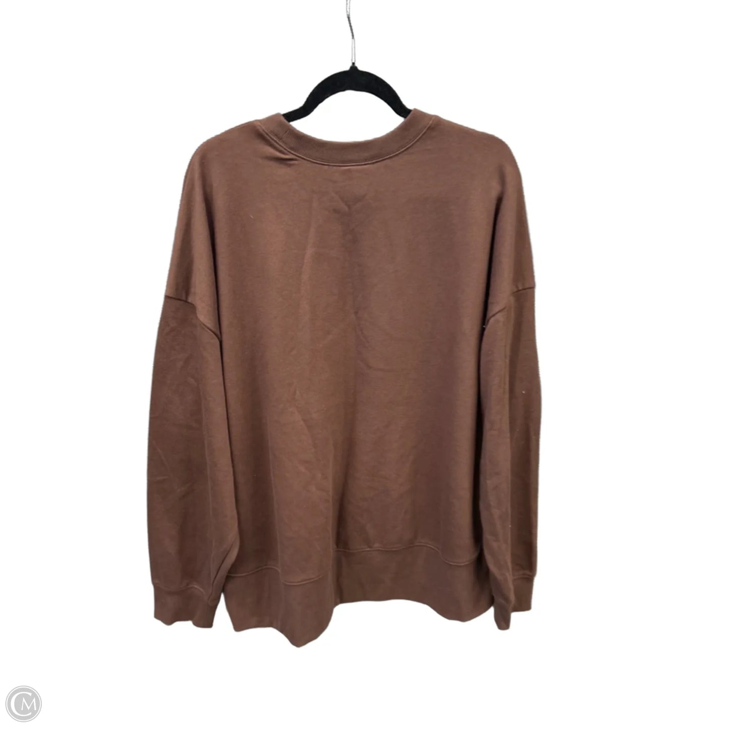 Top Long Sleeve By Torrid In Brown, Size: 1x