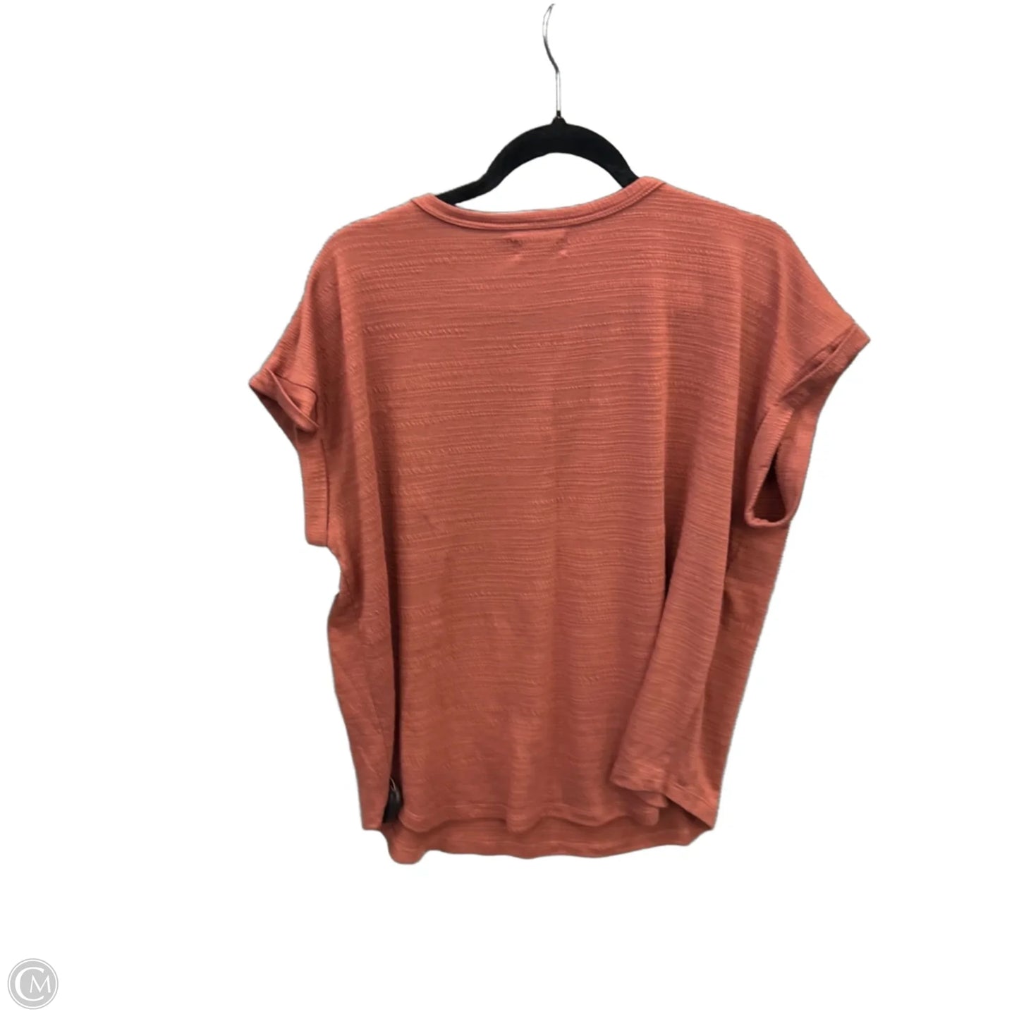Top Short Sleeve By Maurices In Orange, Size: L