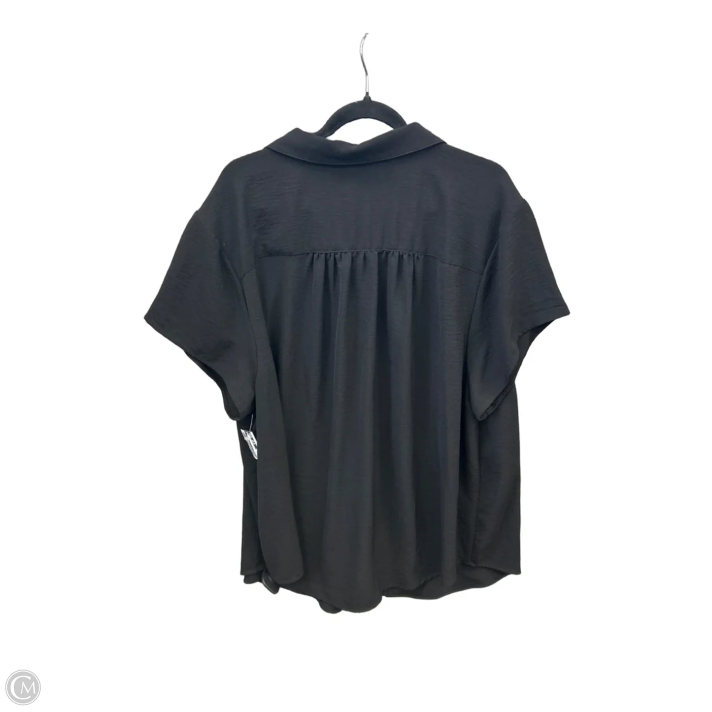 Top Short Sleeve By Torrid In Black, Size: 3x