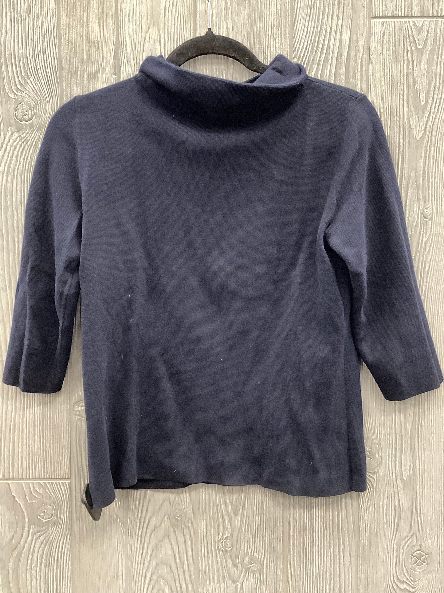 Top 3/4 Sleeve By Talbots In Navy, Size: S