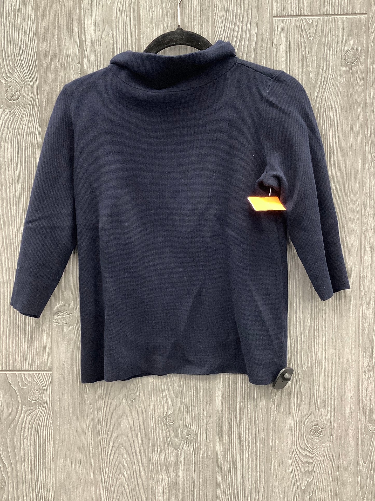 Top 3/4 Sleeve By Talbots In Navy, Size: S