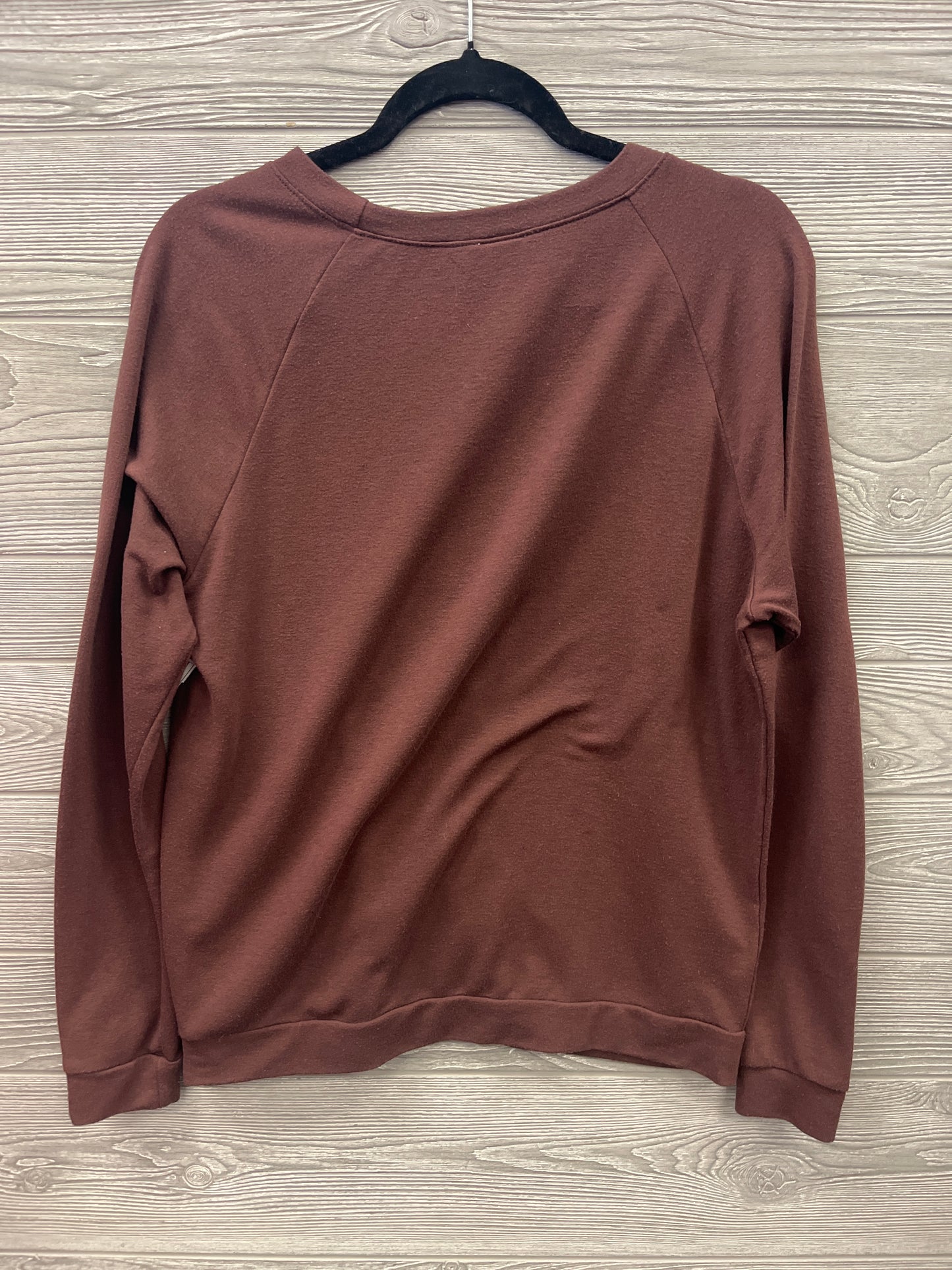 Top Long Sleeve Basic By Project Social Tee In Brown, Size: M