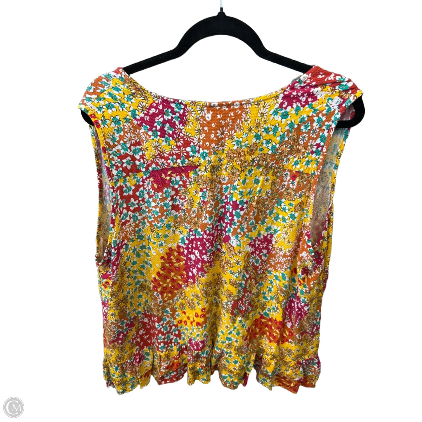 Top Sleeveless By Jones And Co In Multi-colored, Size: 2x