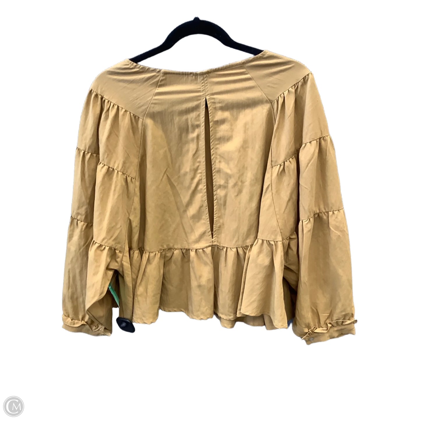 Top Long Sleeve By Clothes Mentor In Yellow, Size: S