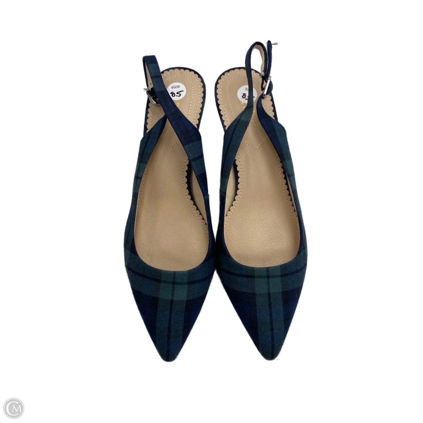 Shoes Heels Kitten By Isaac Mizrahi In Plaid Pattern, Size: 8.5