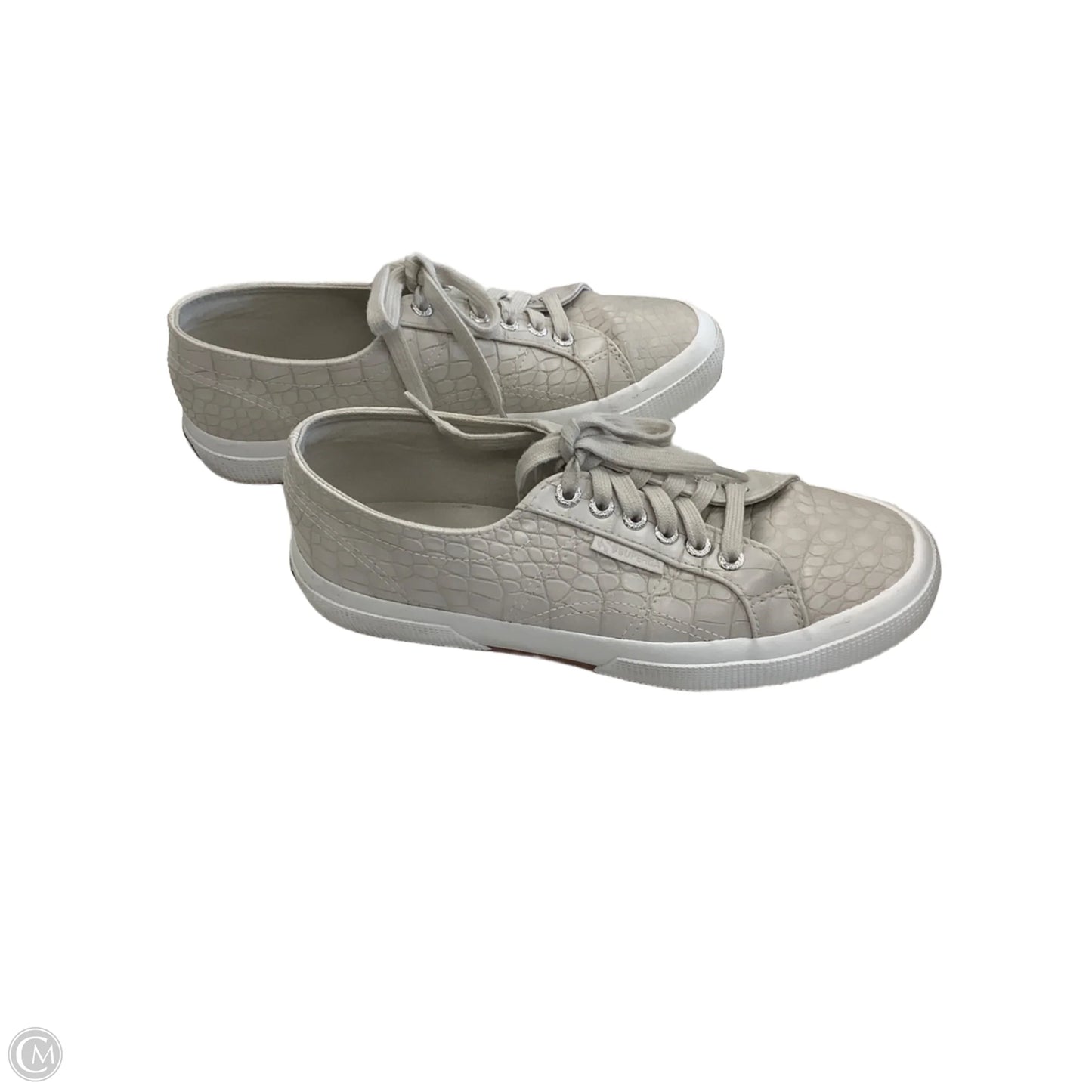 Shoes Sneakers By Superga In Grey, Size: 9