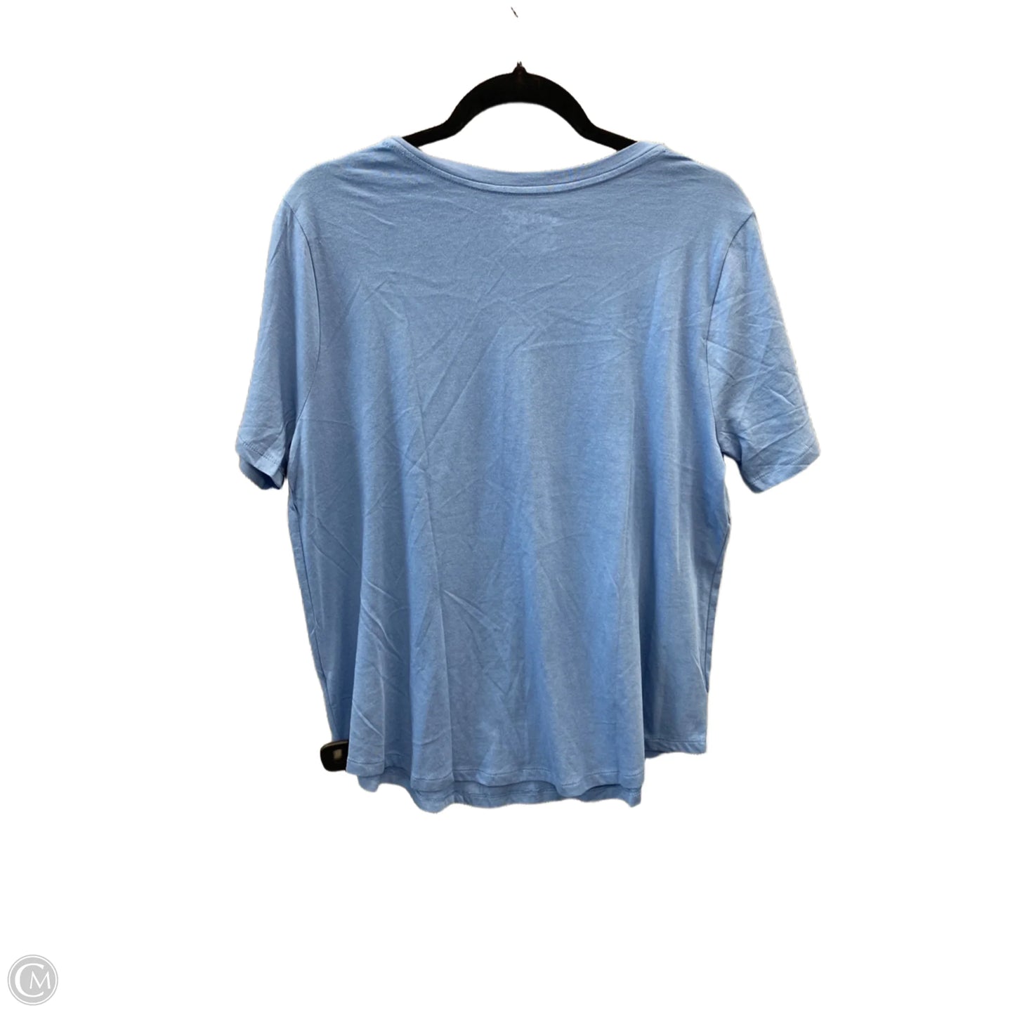 Top Short Sleeve Basic By Terra & Sky In Blue, Size: Xl