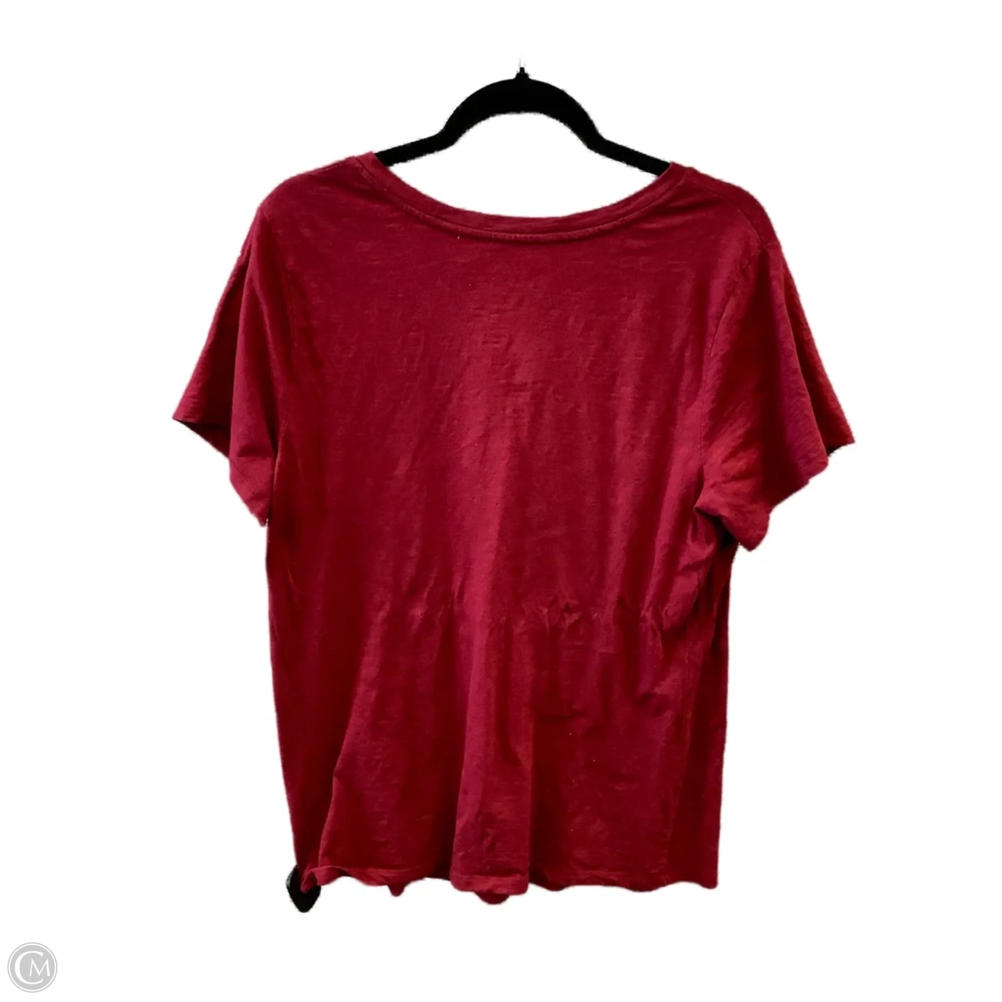 Top Short Sleeve Basic By Universal Thread In Red, Size: Xxl