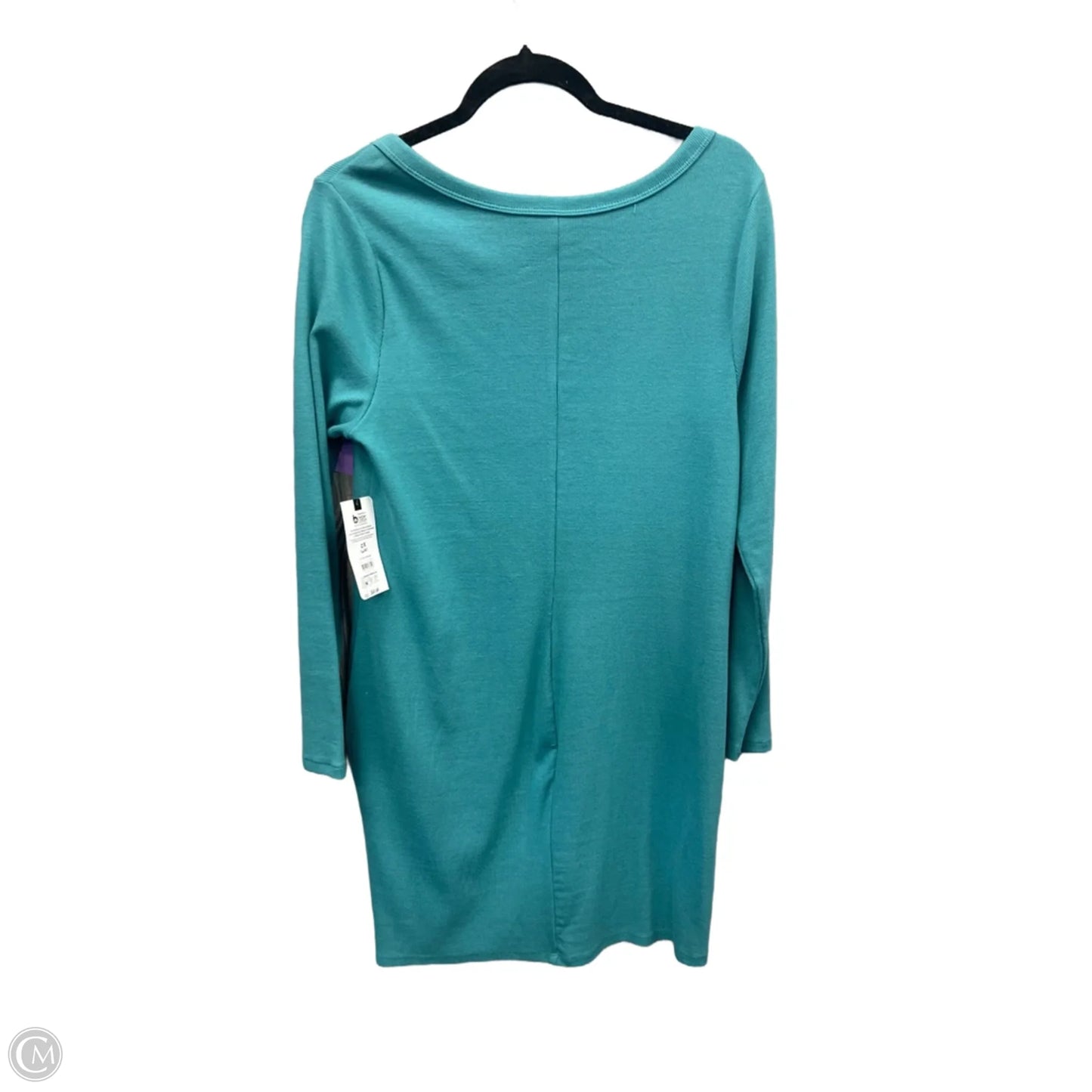Dress Casual Midi By Terra & Sky In Green, Size: Xl