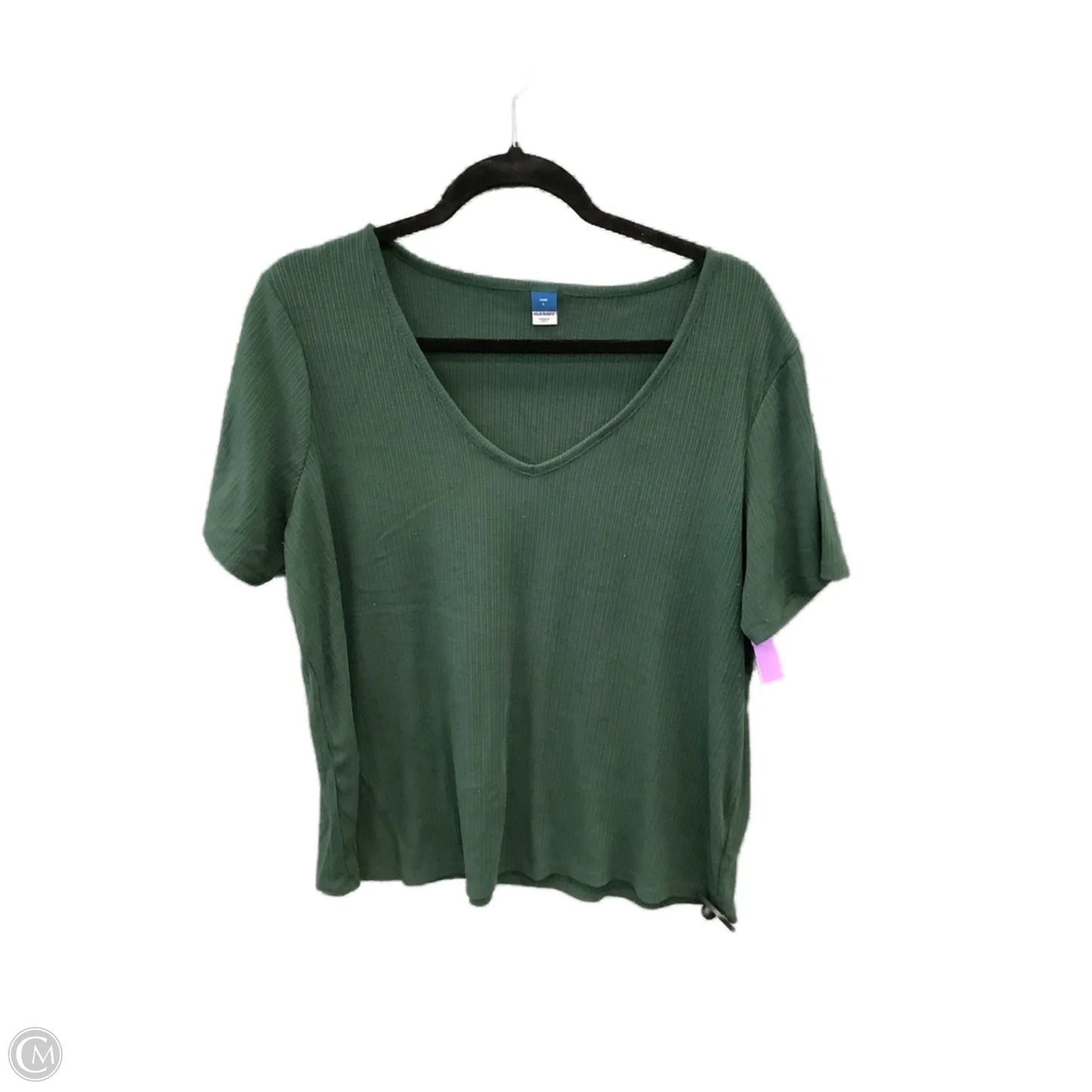 Top Short Sleeve By Old Navy In Green, Size: L