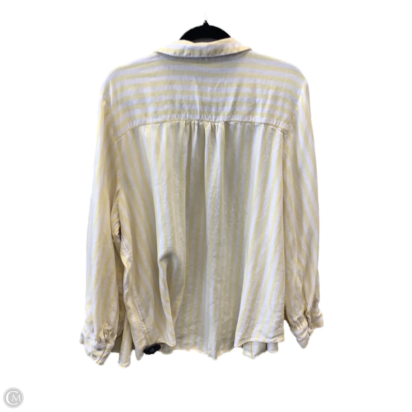 Top Long Sleeve By Lc Lauren Conrad In Striped Pattern, Size: Xxl