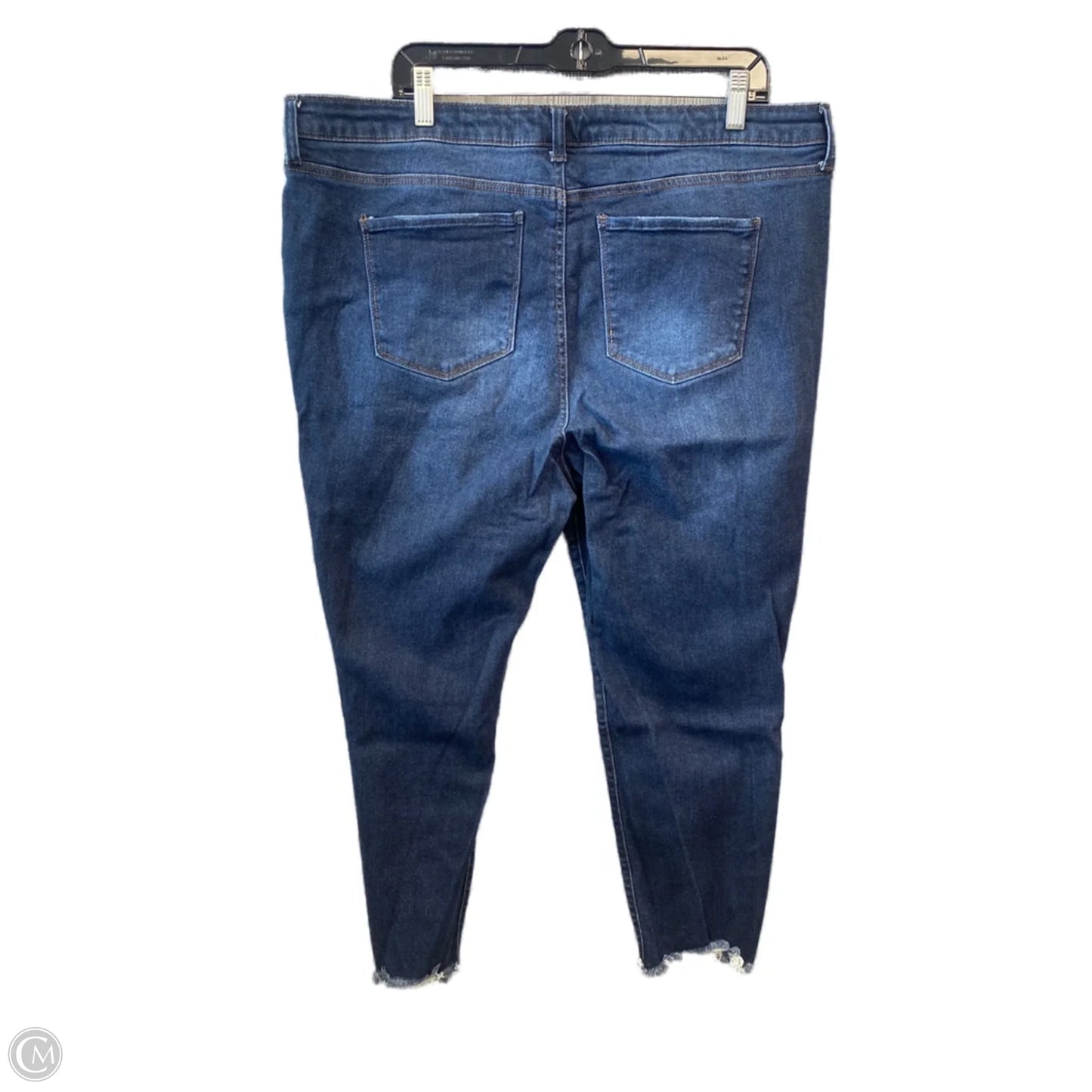 Jeans Skinny By Clothes Mentor In Blue Denim, Size: 22
