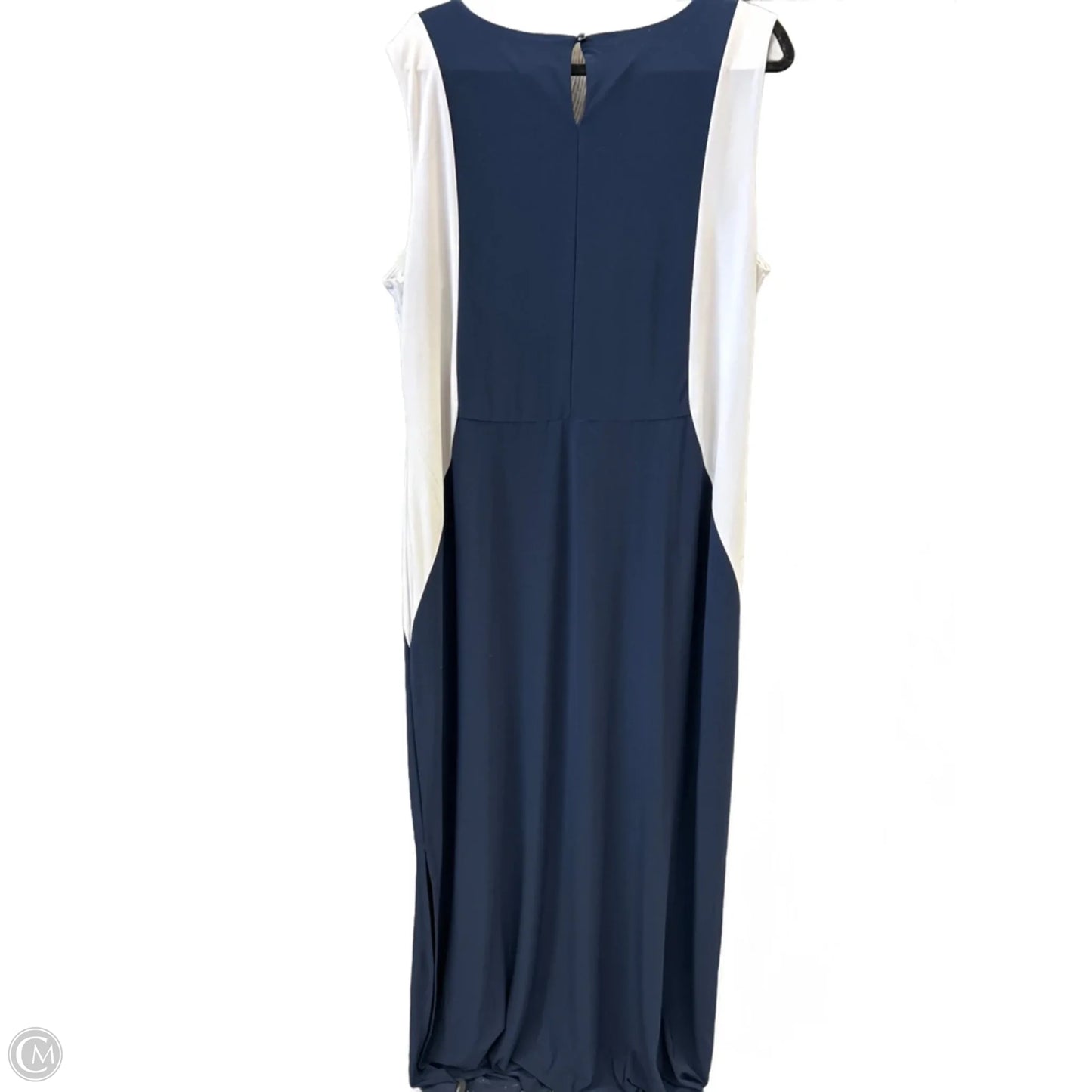 Dress Casual Maxi By Cato In Navy, Size: 1x