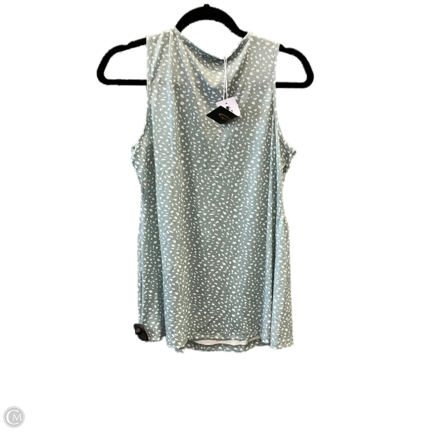 Top Sleeveless By Clothes Mentor In Green, Size: M