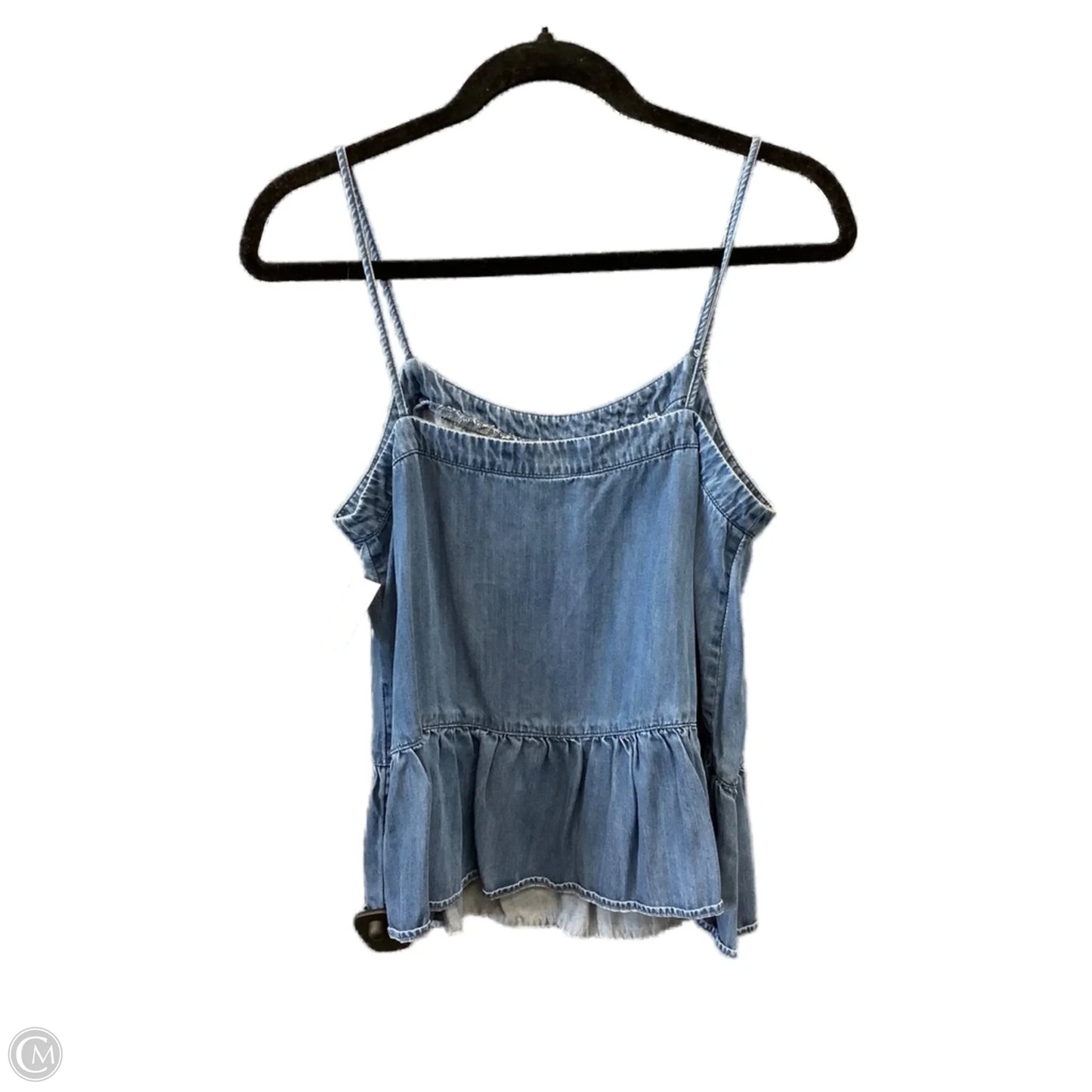 Top Sleeveless By Loft In Blue, Size: S