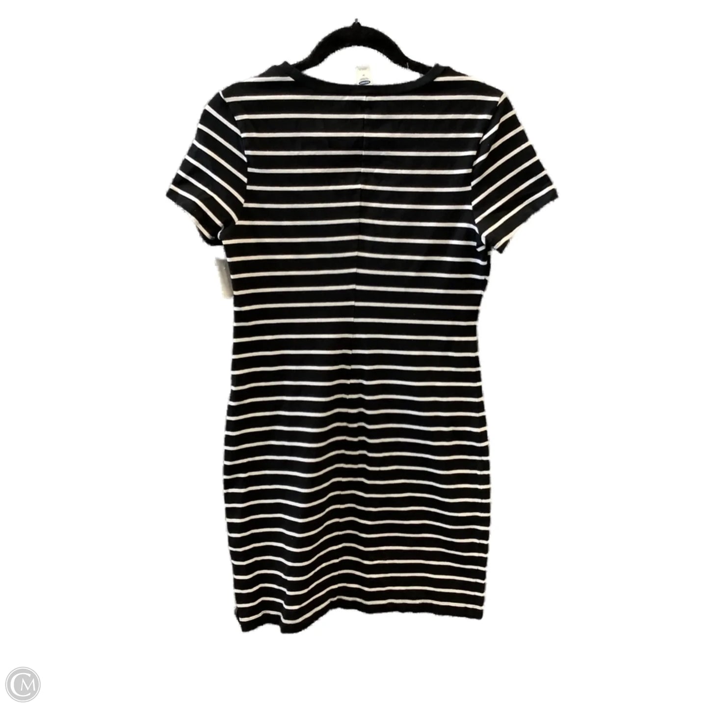 Dress Casual Midi By Old Navy In Striped Pattern, Size: M