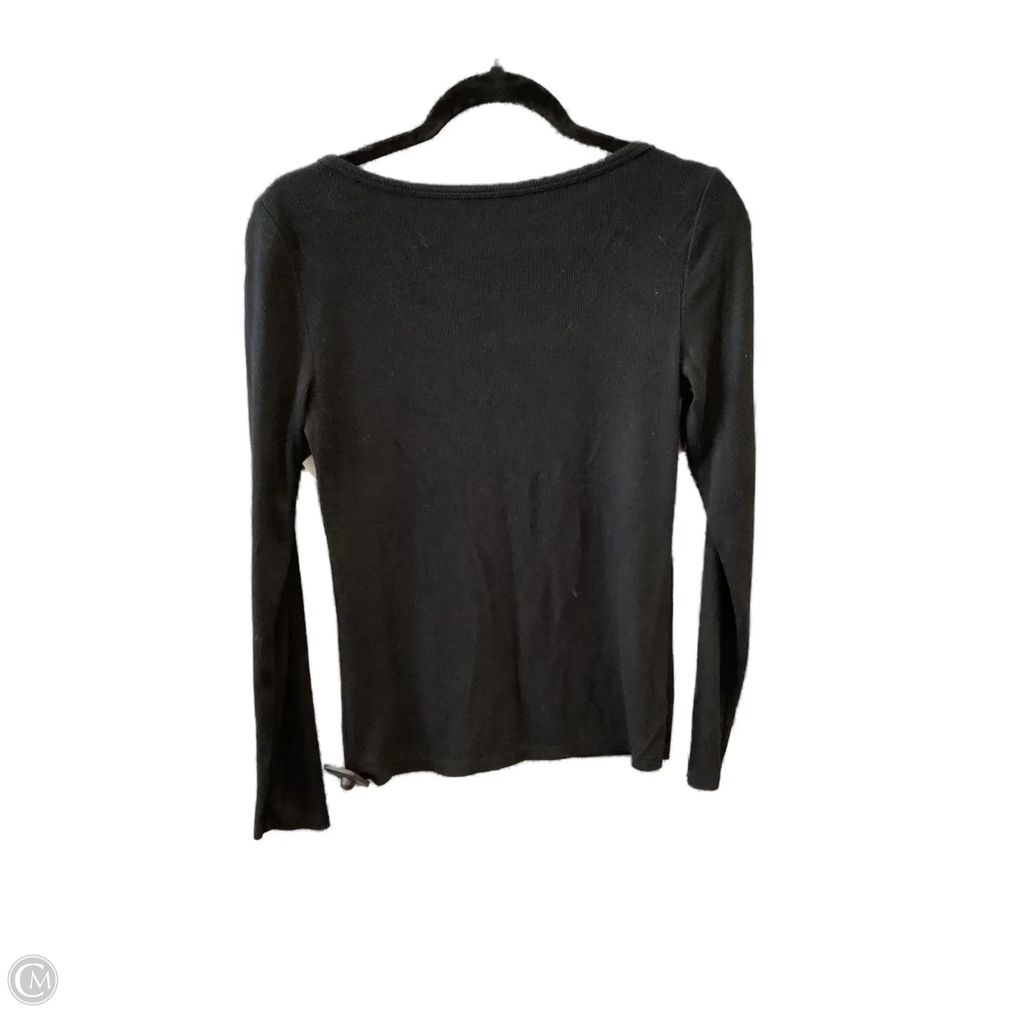 Top Long Sleeve By Loft In Black, Size: S