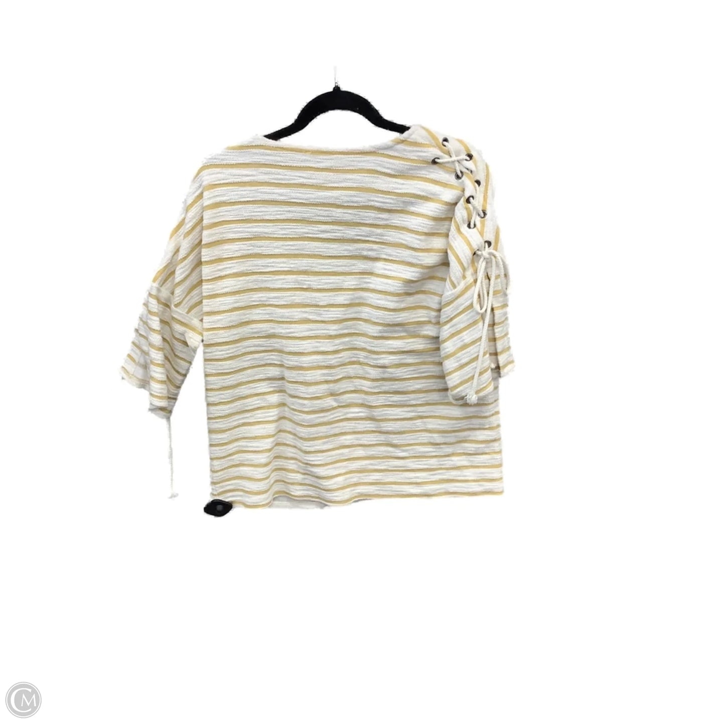 Top Short Sleeve By Jane And Delancey In Striped Pattern, Size: L