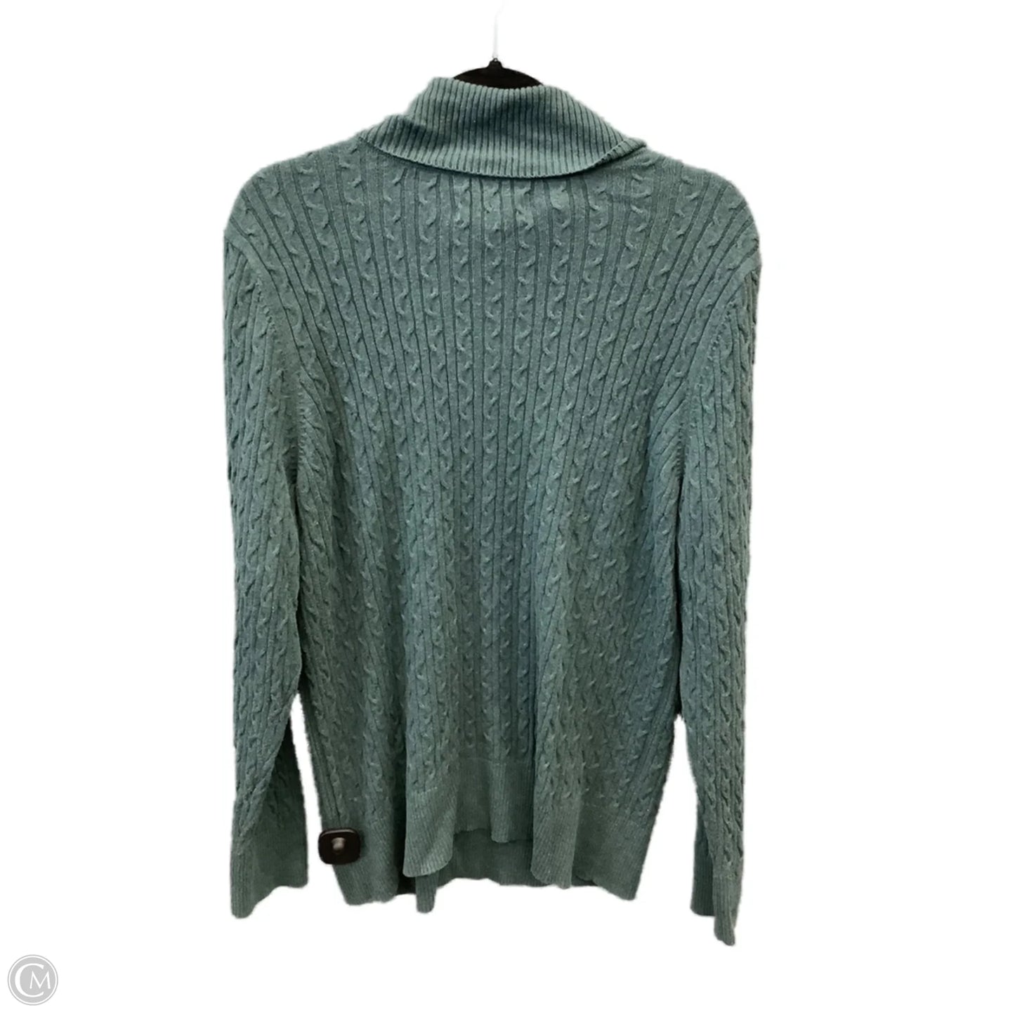 Sweater By Sonoma In Green, Size: 1x