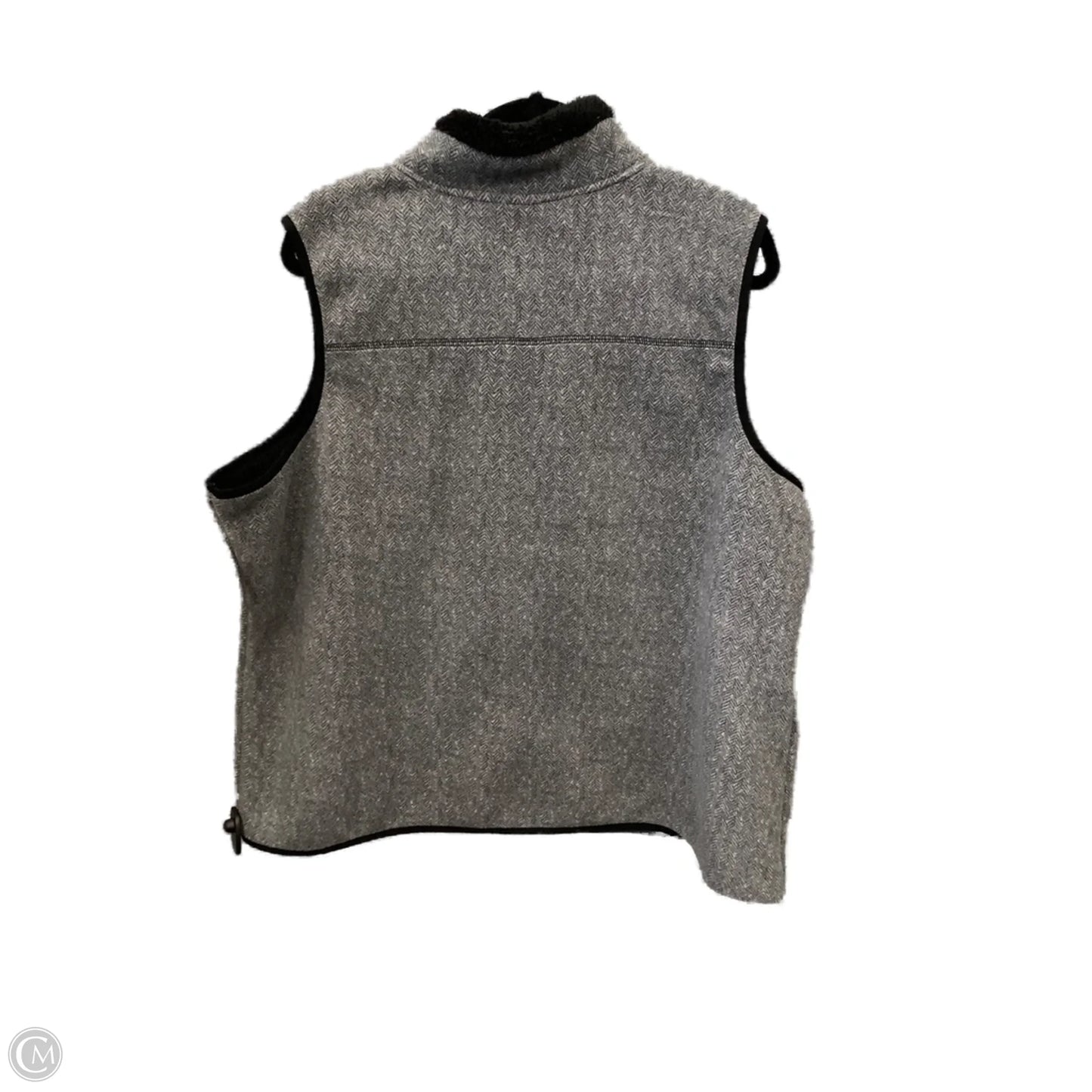 Vest Fleece By Croft And Barrow In Grey, Size: 2x