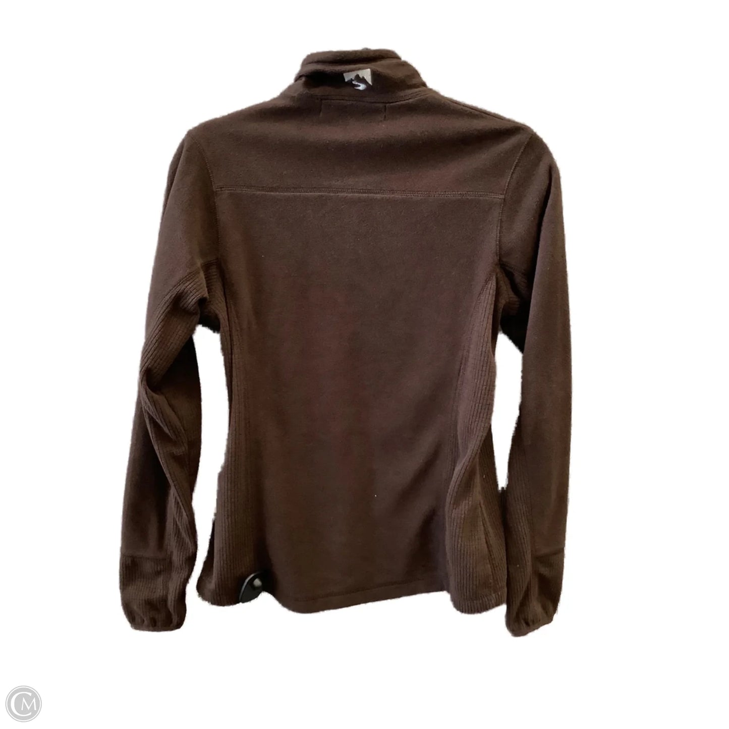 Jacket Fleece By Clothes Mentor In Brown, Size: M