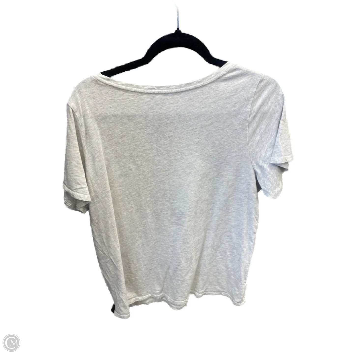 Top Short Sleeve By Disney In Grey, Size: Xl