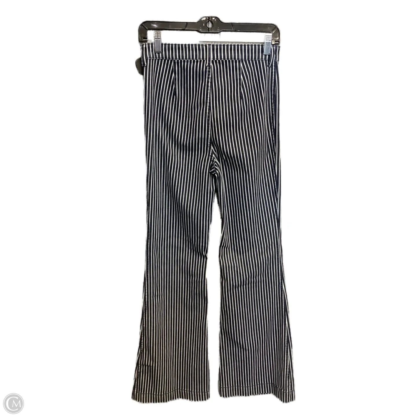 Jeans Flared By Clothes Mentor In Striped Pattern, Size: 4