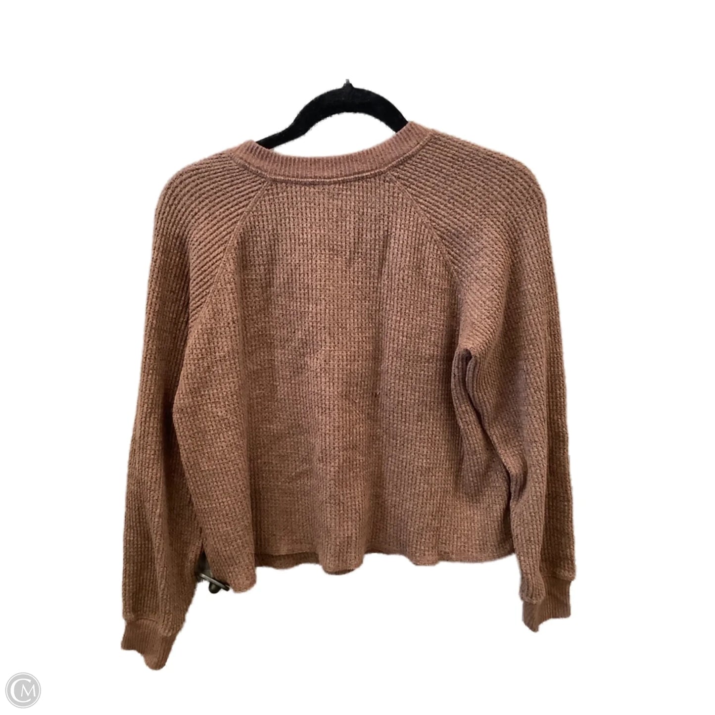 Top Long Sleeve By Old Navy In Brown, Size: S
