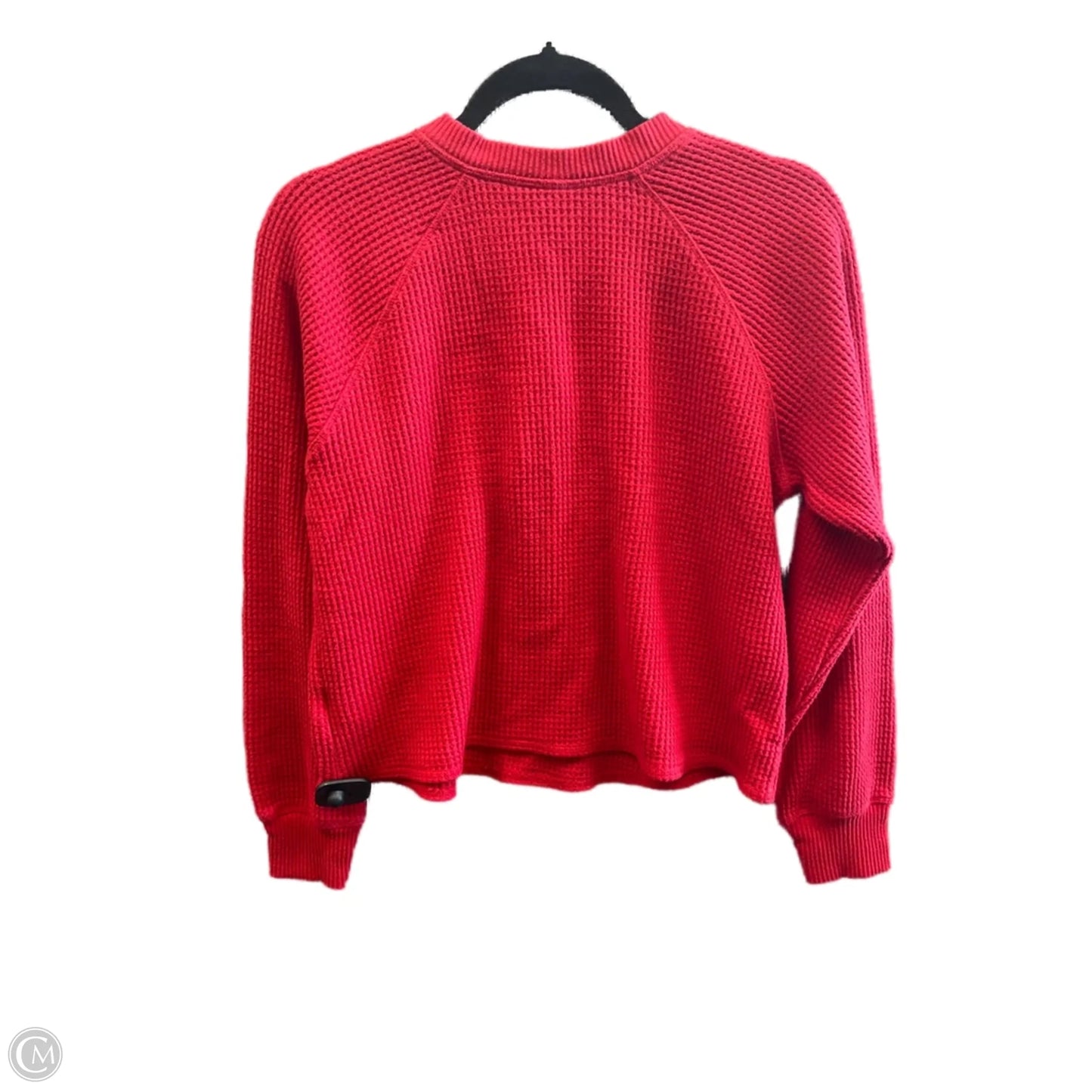 Top Long Sleeve By Old Navy In Red, Size: S