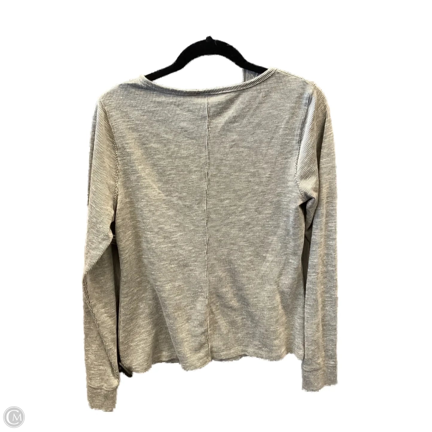 Top Long Sleeve By Universal Thread In Grey, Size: L